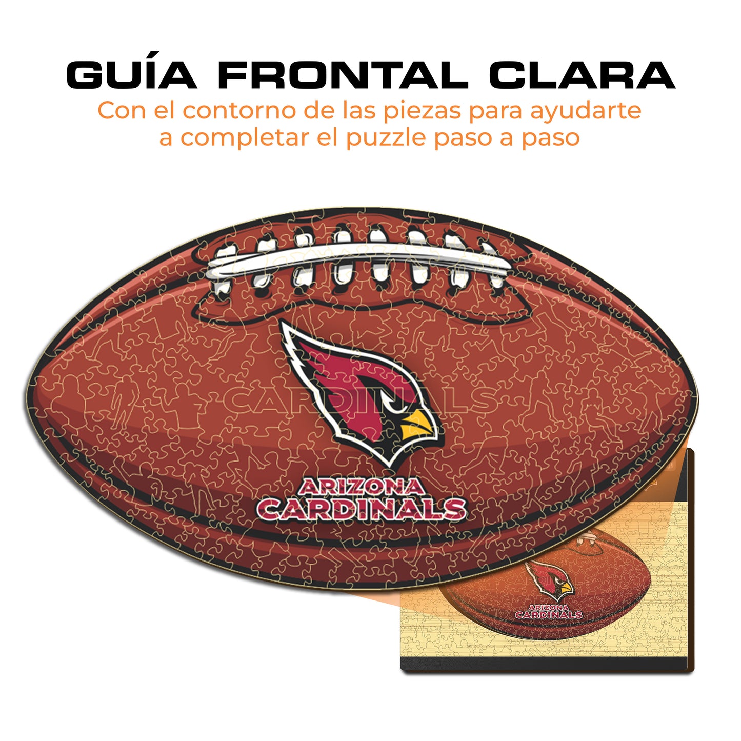 Arizona Cardinals™ - Rompecabezas de Madera