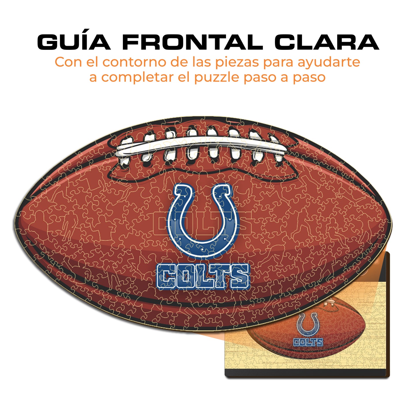 Indianapolis Colts™ - Rompecabezas de Madera
