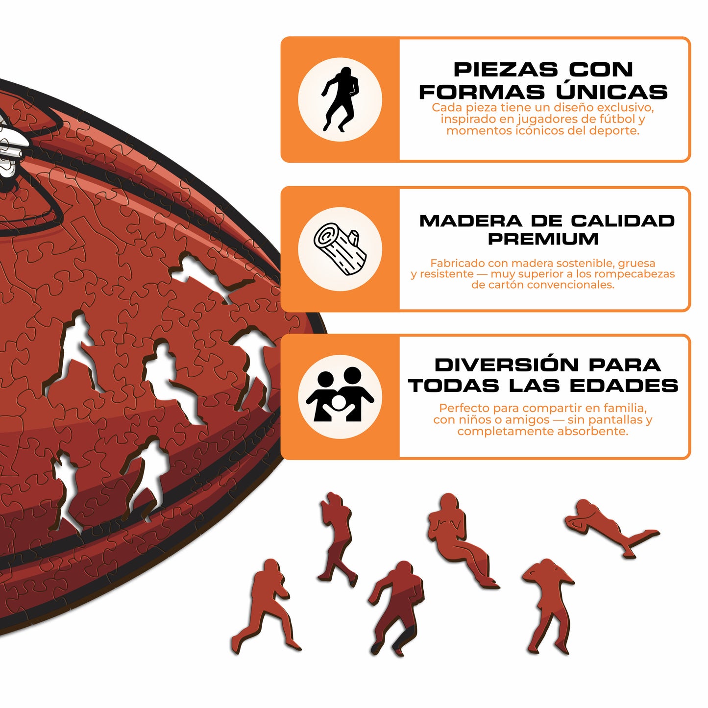 Indianapolis Colts™ - Rompecabezas de Madera