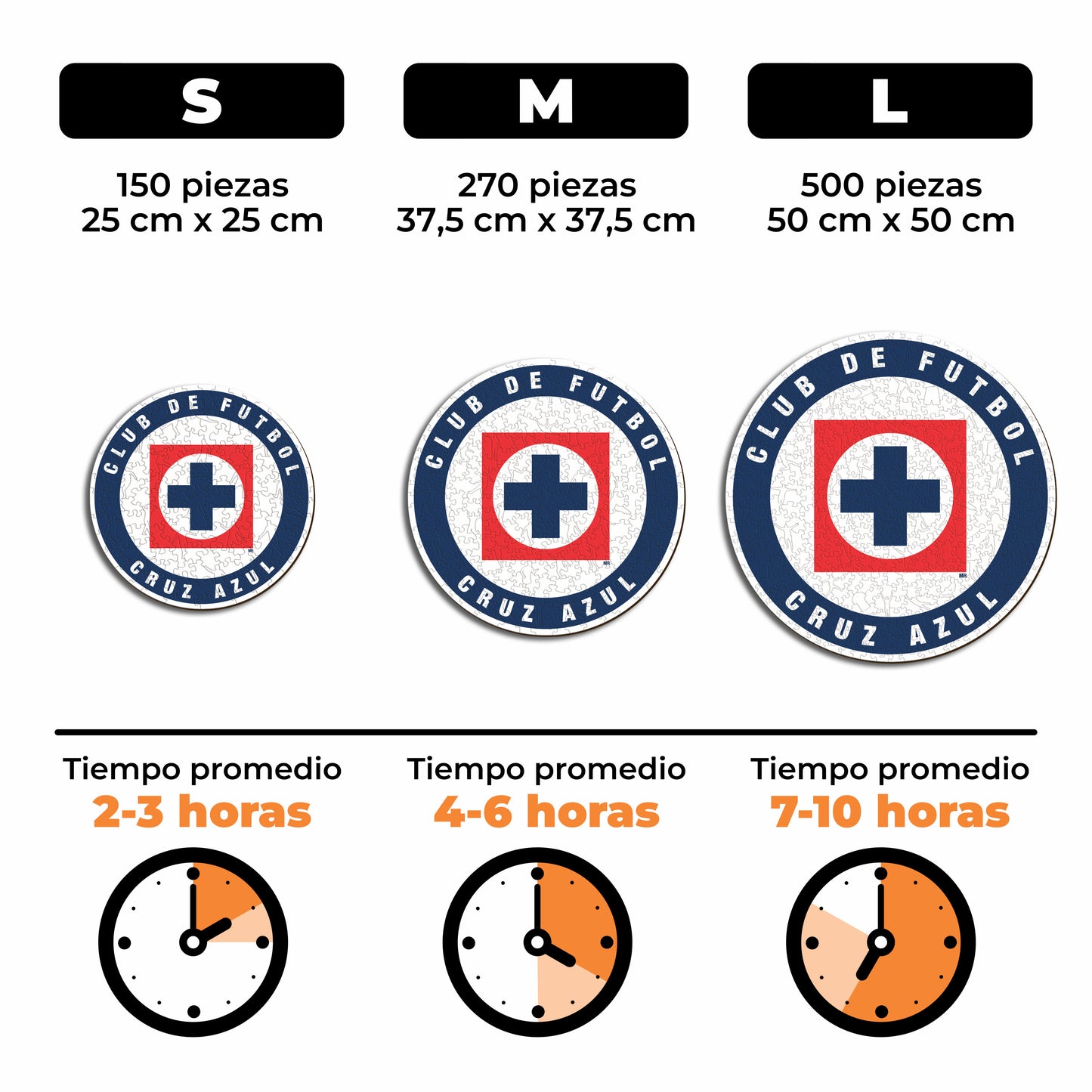 Cruz Azul FC® Escudo - Rompecabezas de Madera