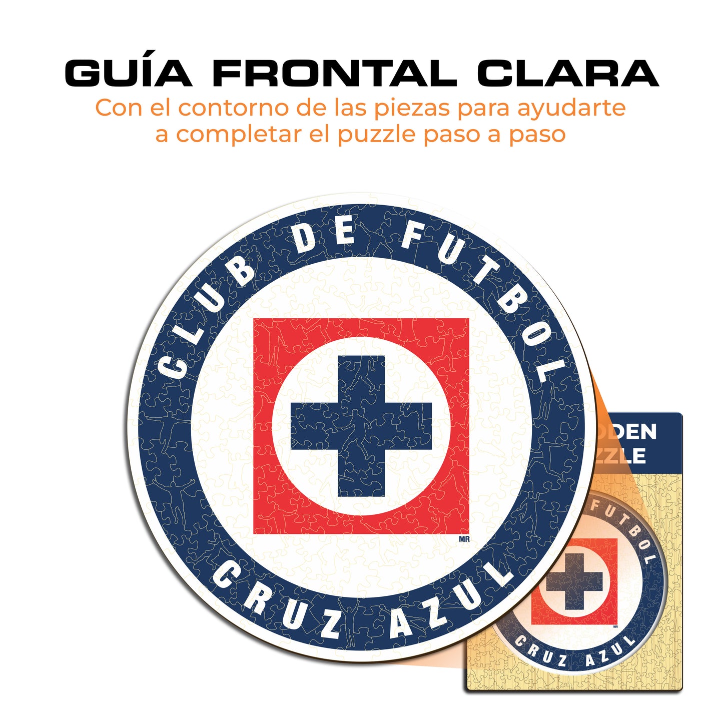 Cruz Azul FC® Escudo - Rompecabezas de Madera