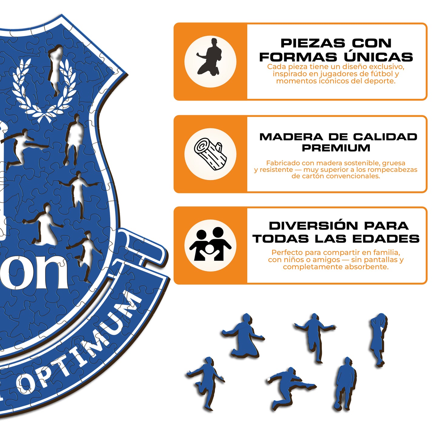 Everton FC® Escudo - Rompecabezas de Madera