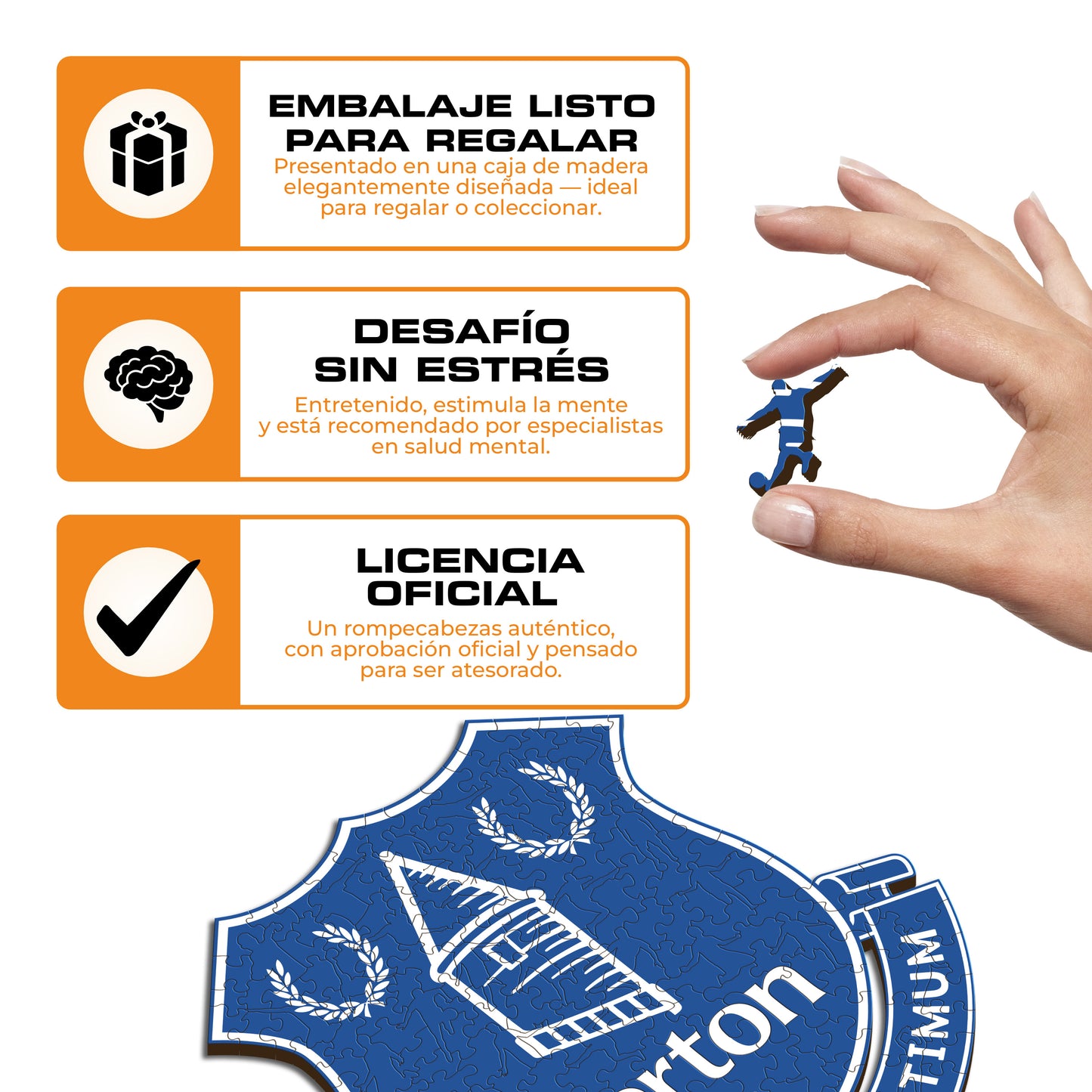 Everton FC® Escudo - Rompecabezas de Madera