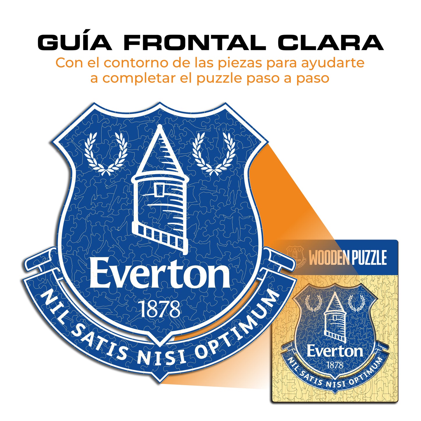 Everton FC® Escudo - Rompecabezas de Madera