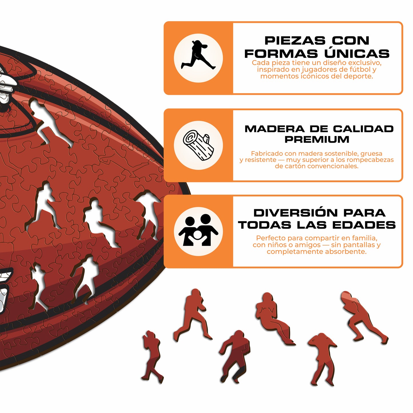 Philadelphia Eagles™ - Rompecabezas de Madera