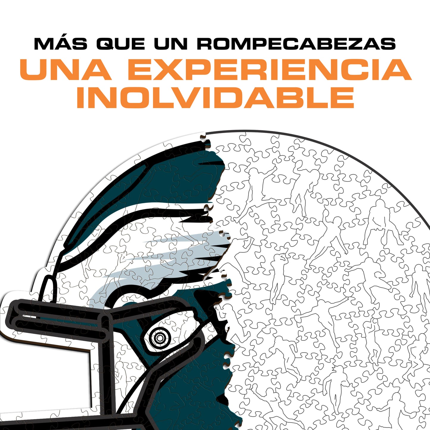 Philadelphia Eagles™ Casco - Rompecabezas de Madera