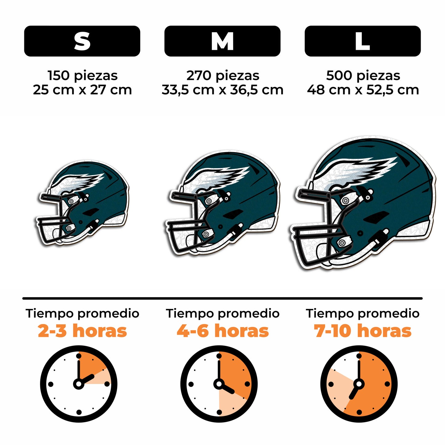 Philadelphia Eagles™ Casco - Rompecabezas de Madera