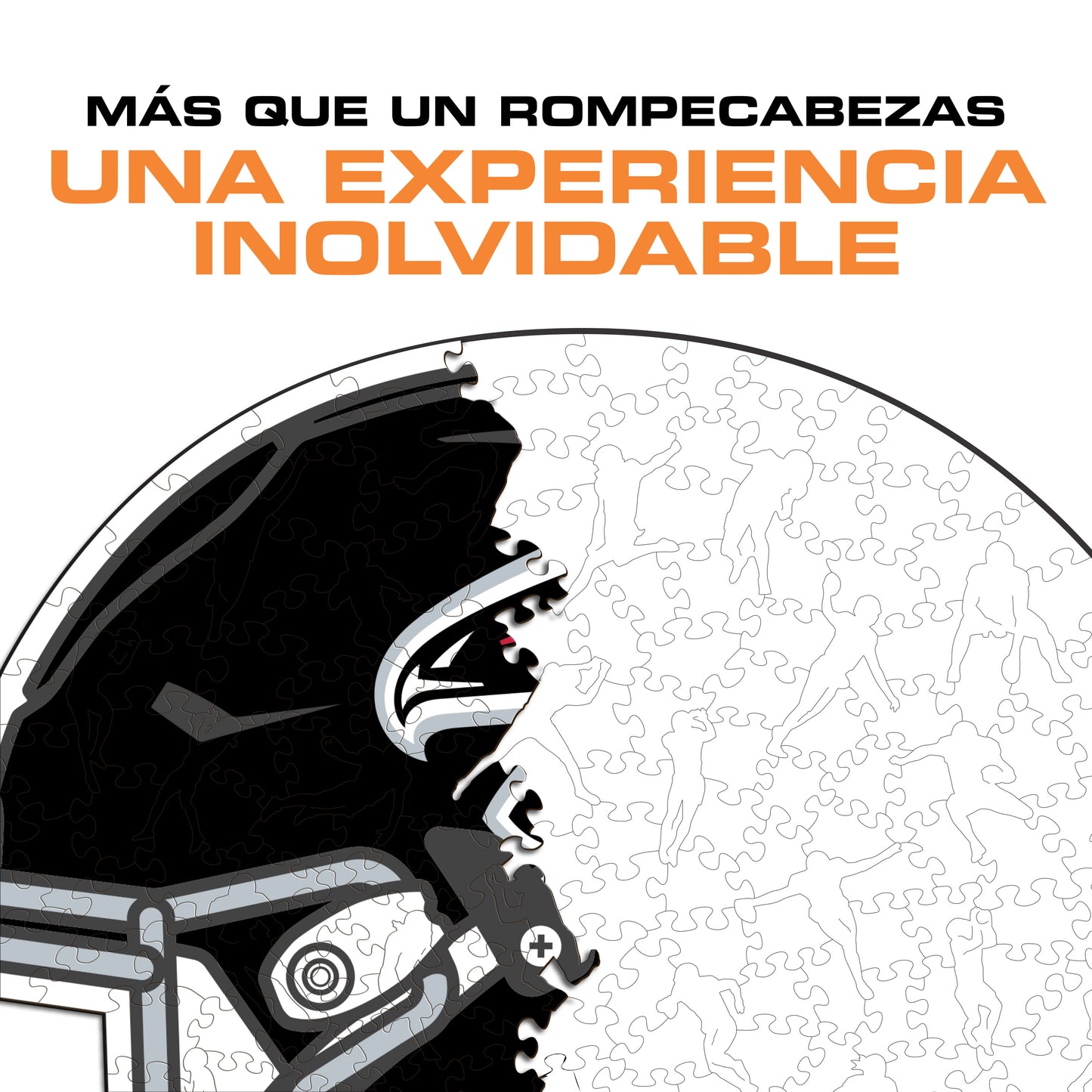 Atlanta Falcons™ Casco - Rompecabezas de Madera