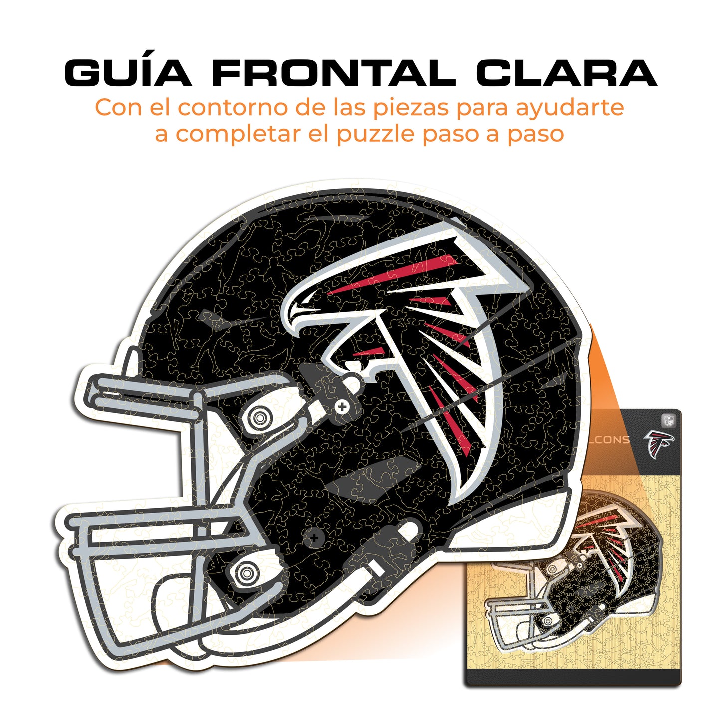 Atlanta Falcons™ Casco - Rompecabezas de Madera