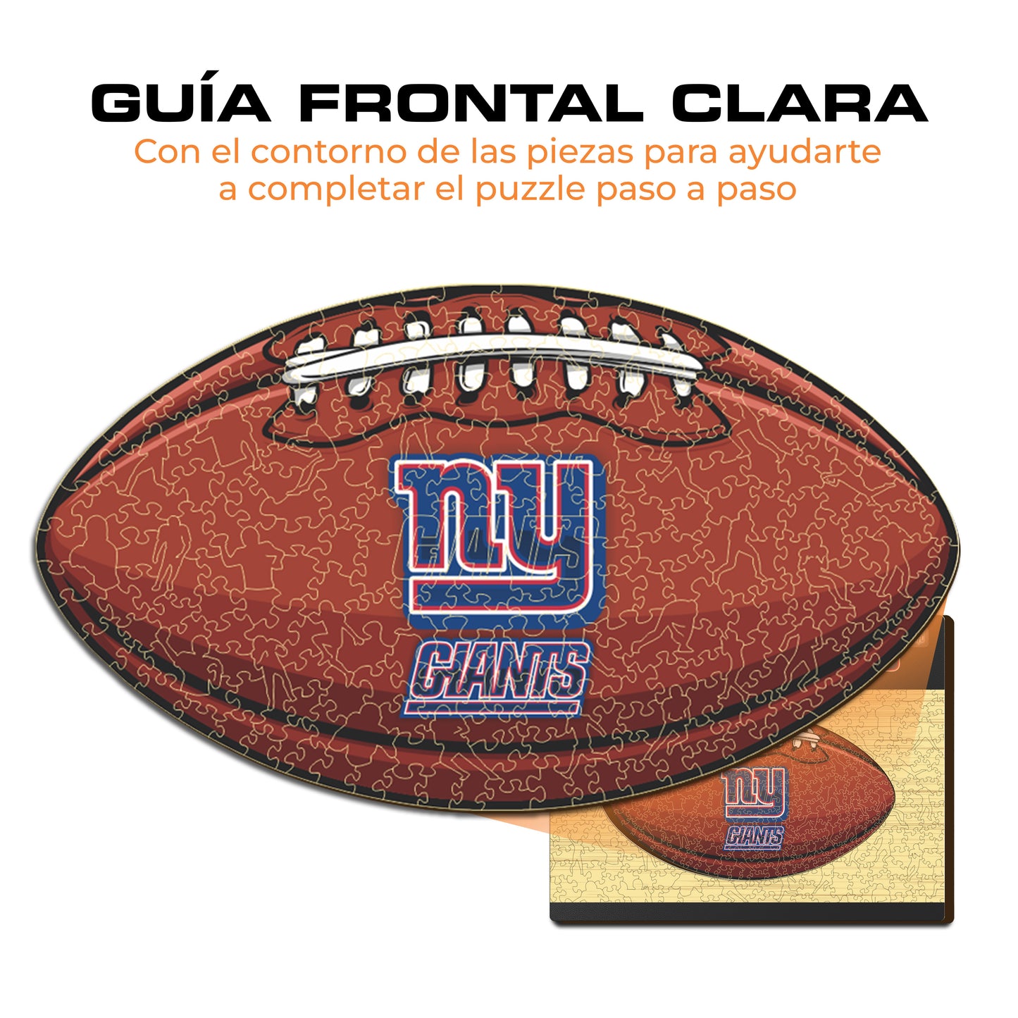New York Giants™ - Rompecabezas de Madera