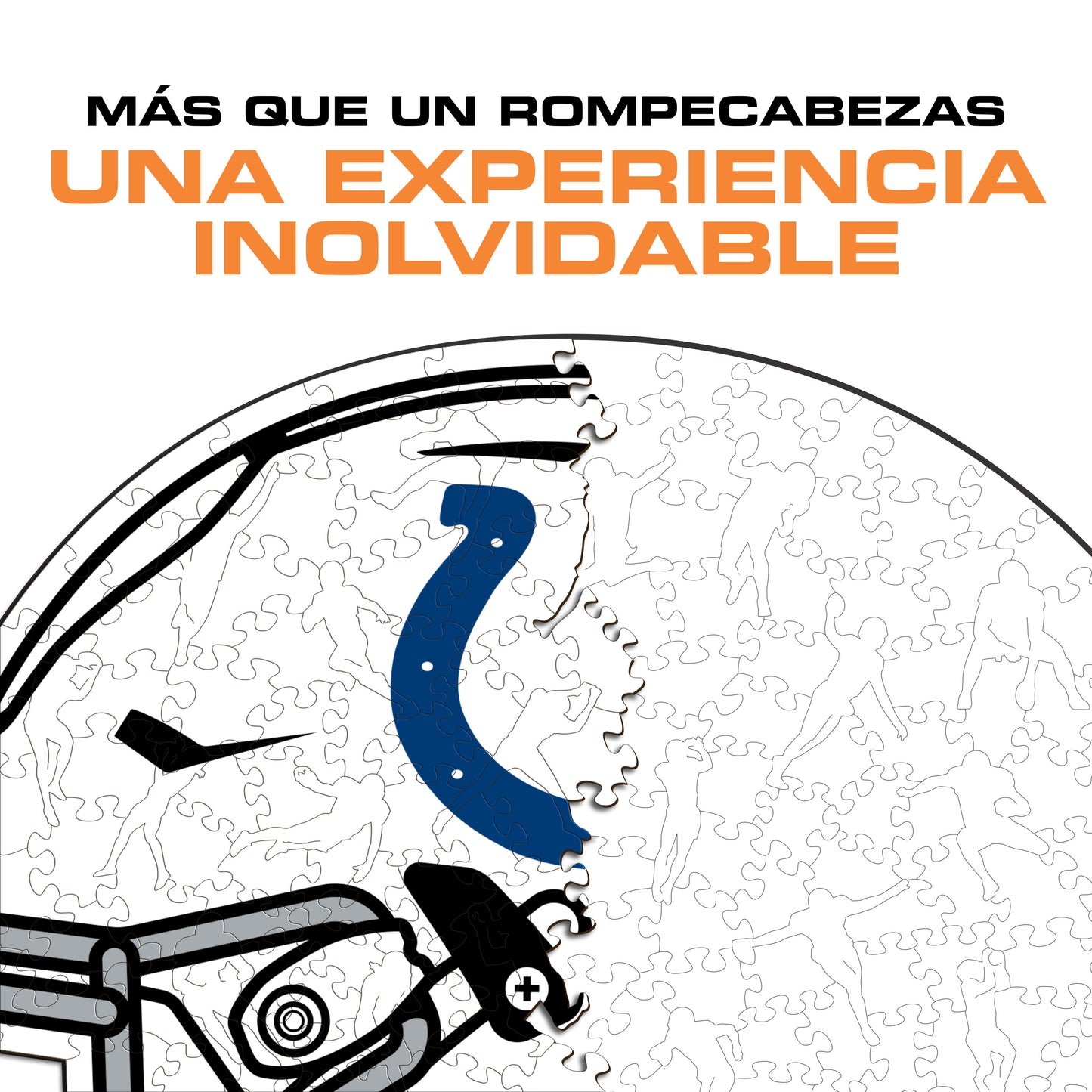 Indianapolis Colts™ Casco - Rompecabezas de Madera