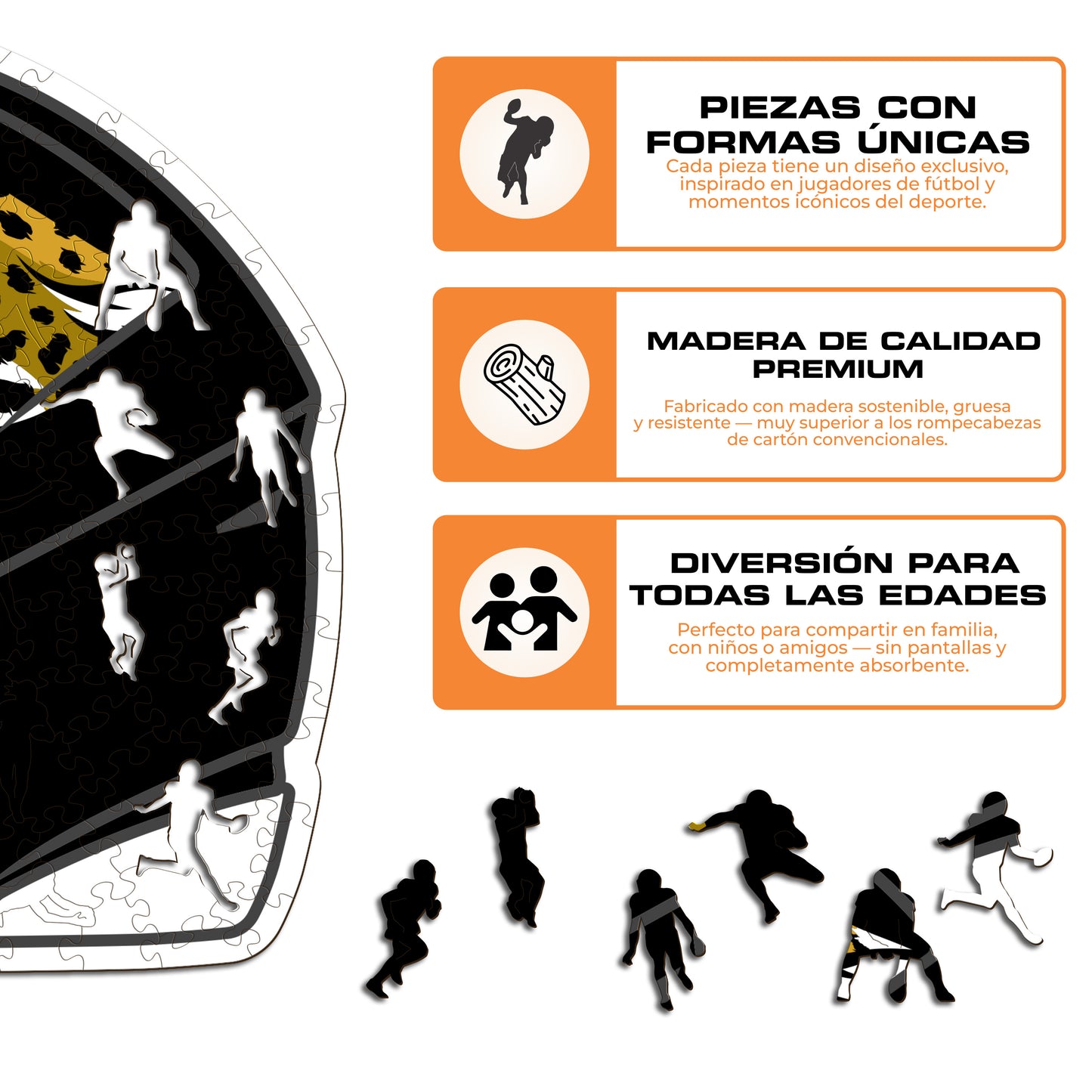 Jacksonville Jaguars™ Casco - Rompecabezas de Madera