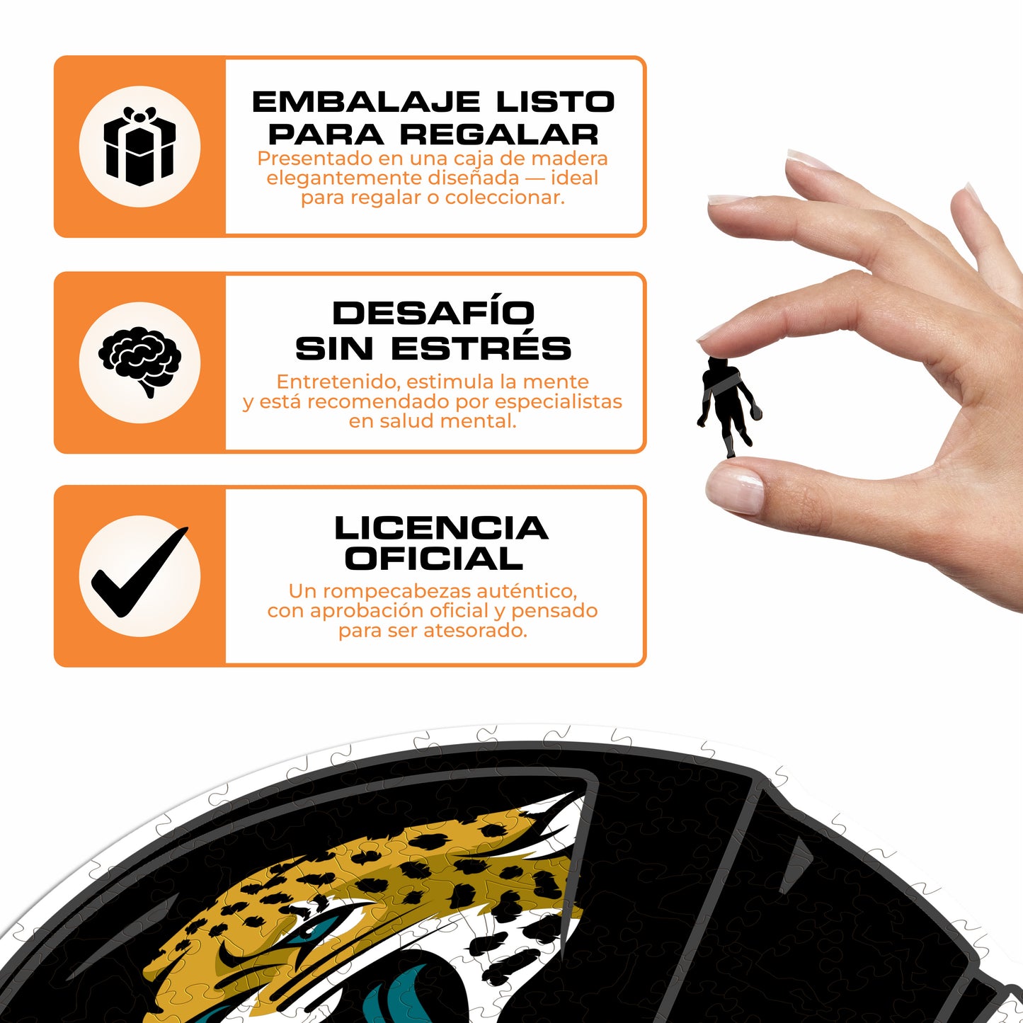 Jacksonville Jaguars™ Casco - Rompecabezas de Madera