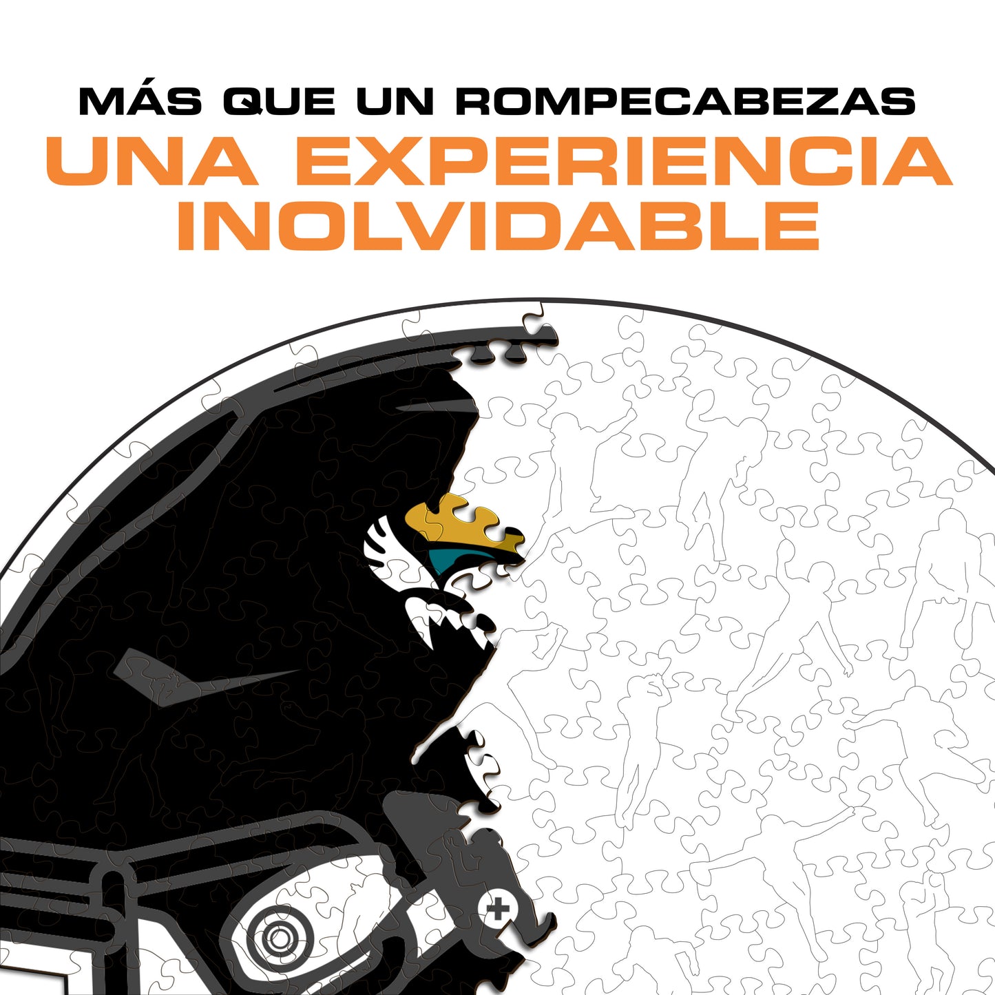 Jacksonville Jaguars™ Casco - Rompecabezas de Madera