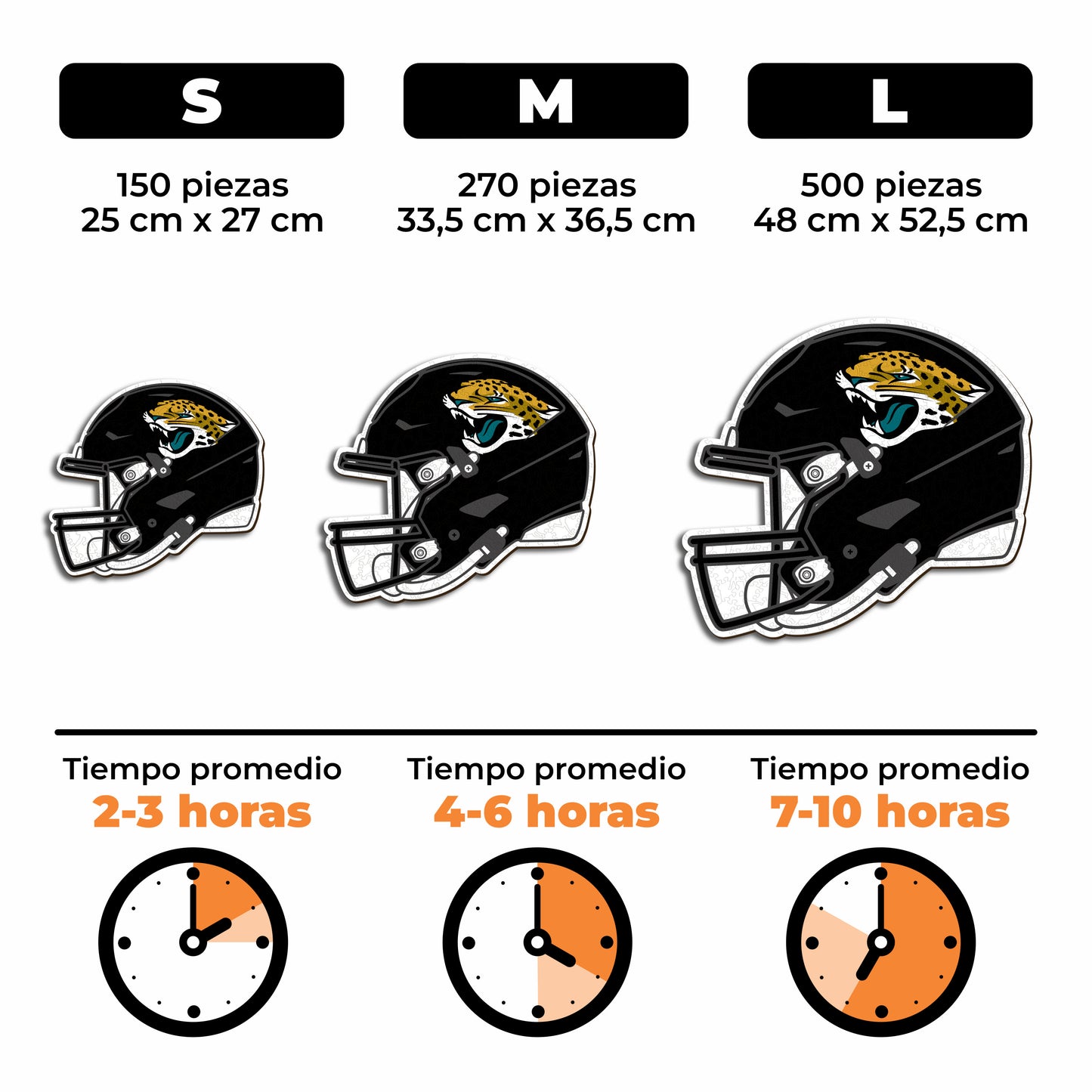 Jacksonville Jaguars™ Casco - Rompecabezas de Madera