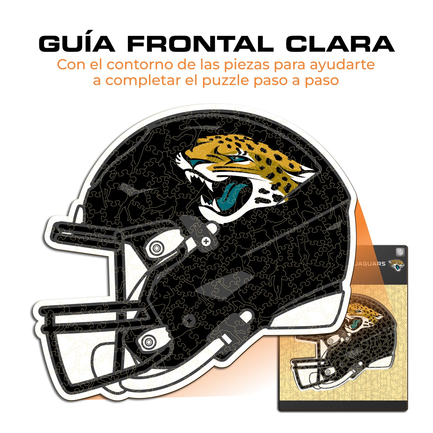 Jacksonville Jaguars™ Casco - Rompecabezas de Madera
