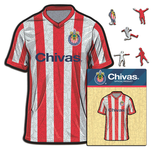 Chivas Guadalajara® Jersey - Rompecabezas de Madera