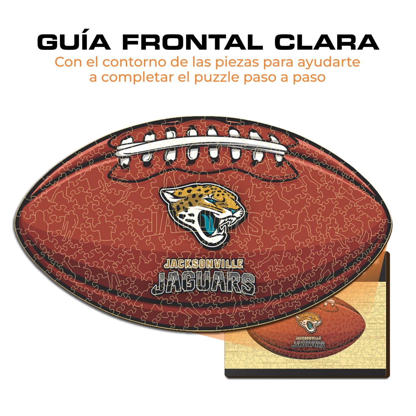 Jacksonville Jaguars™ - Rompecabezas de Madera