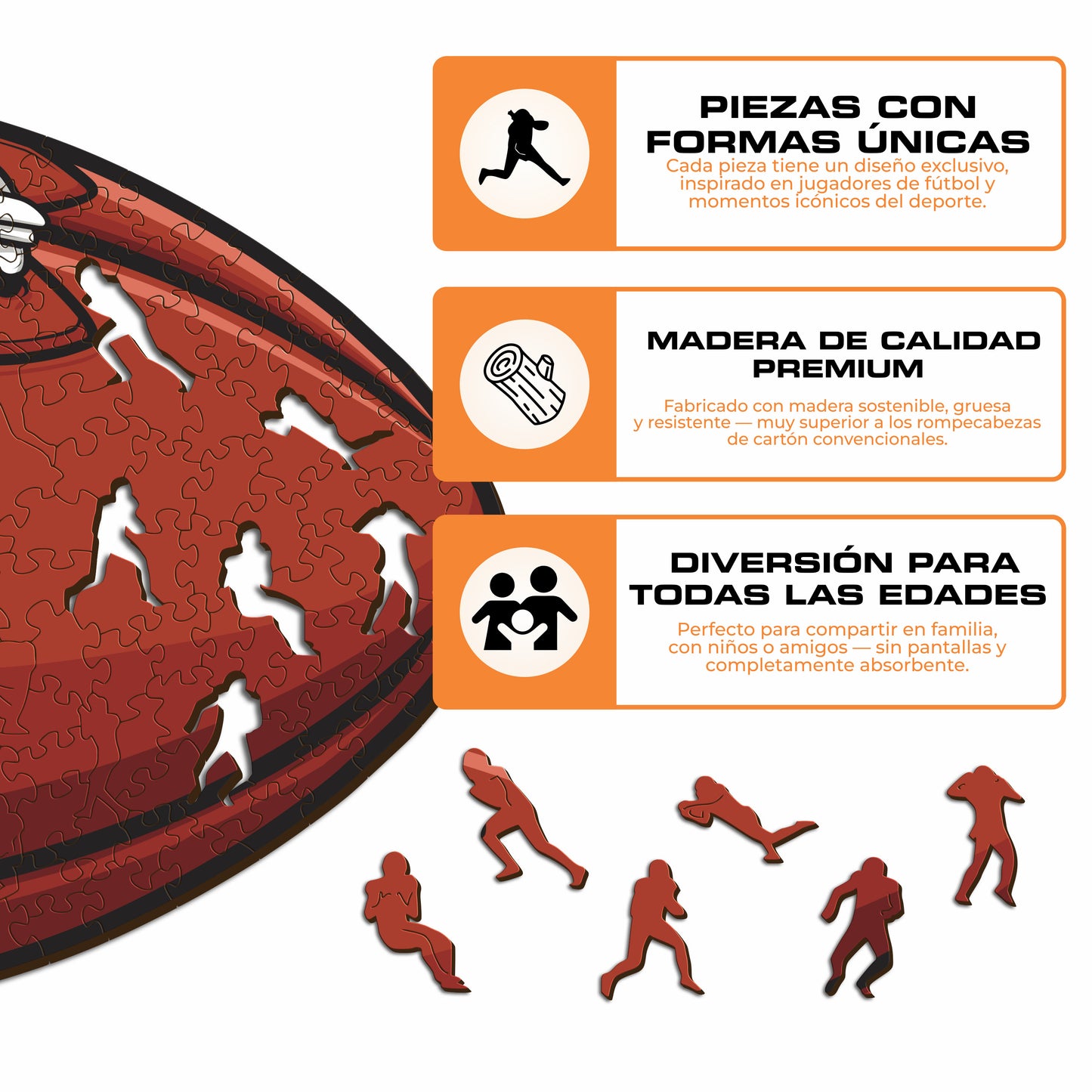 Jacksonville Jaguars™ - Rompecabezas de Madera