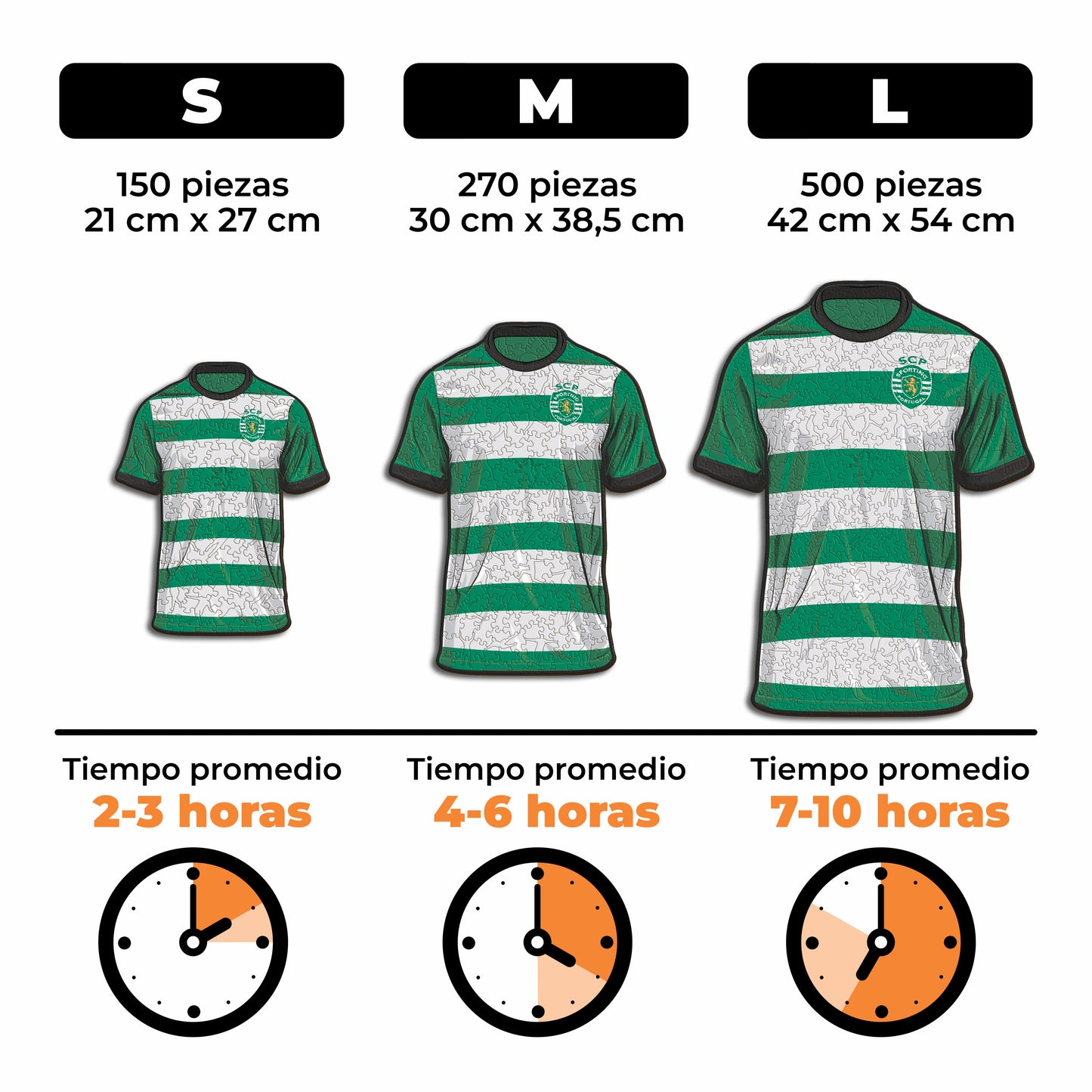 Sporting CP® jersey - Rompecabezas de Madera