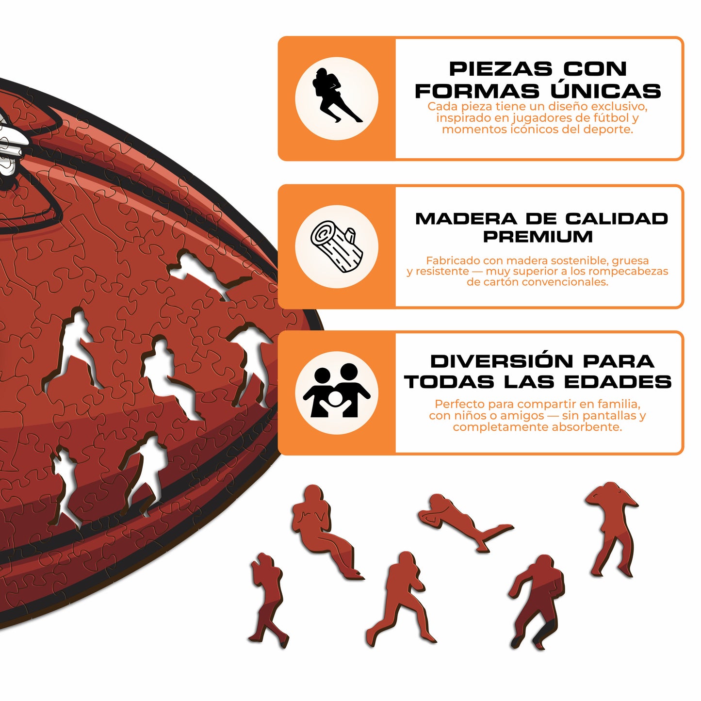 New York Jets™ - Rompecabezas de Madera
