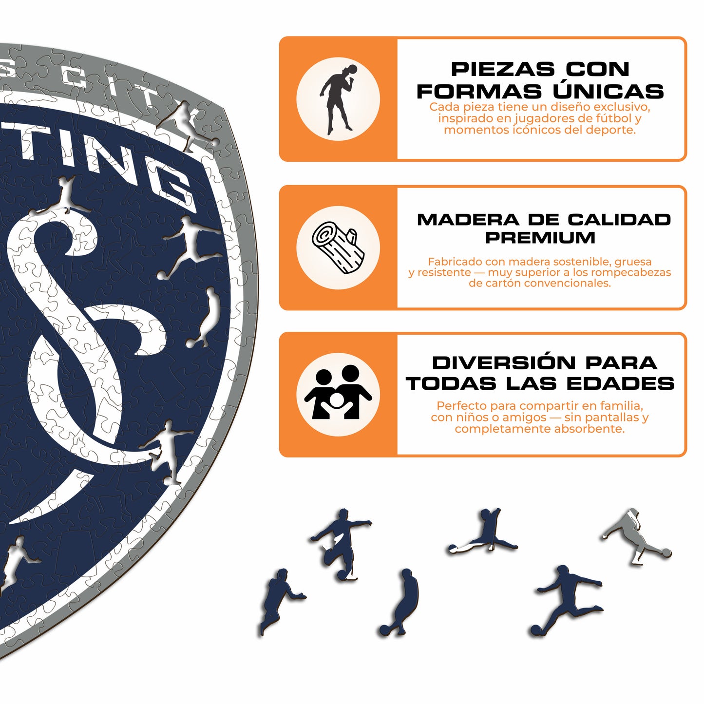 Sporting Kansas City® Escudo - Rompecabezas de Madera