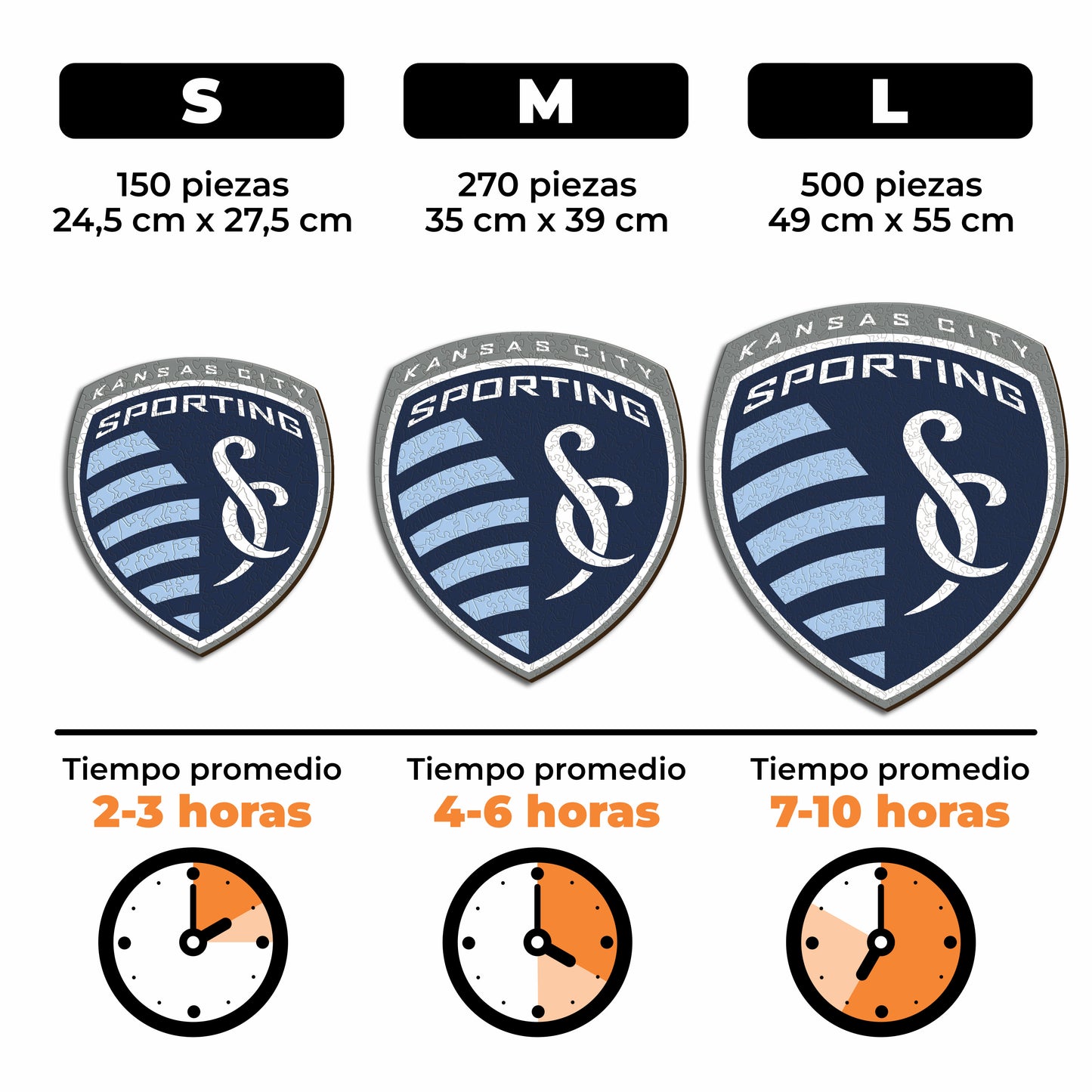 Sporting Kansas City® Escudo - Rompecabezas de Madera