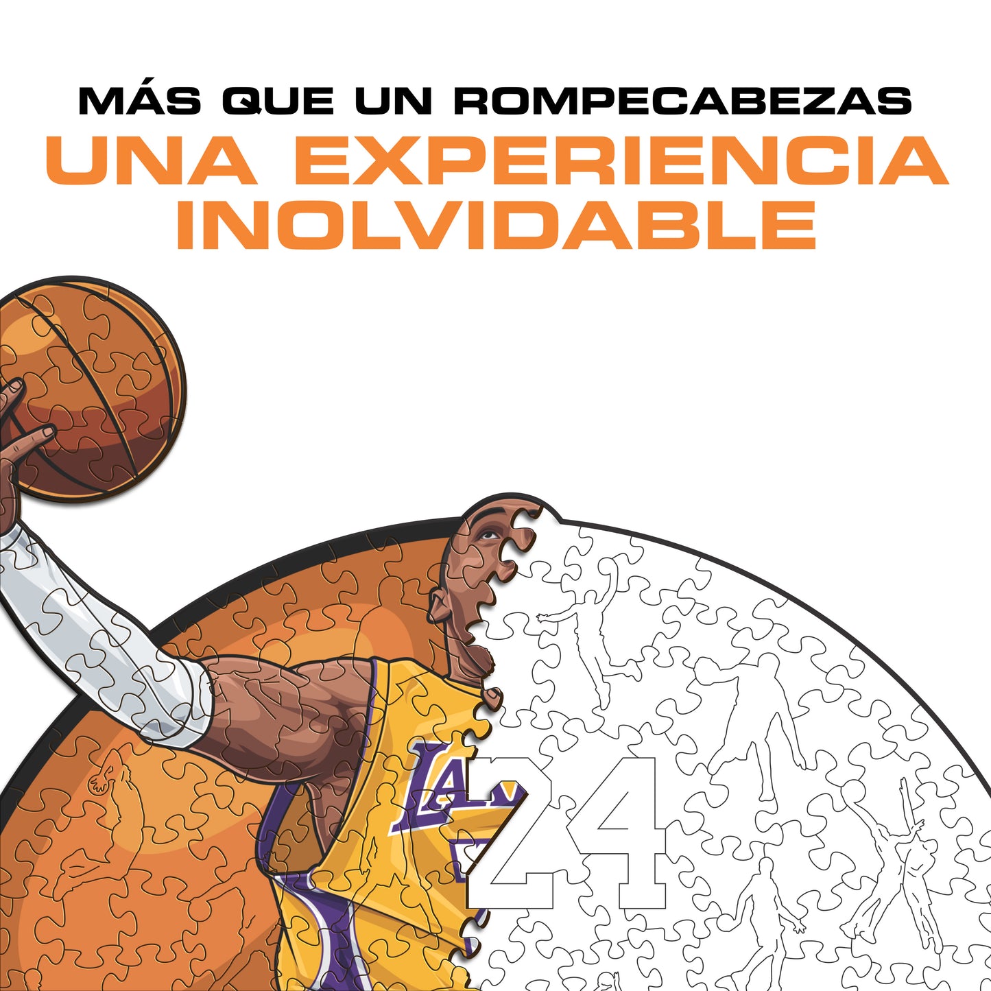 Kobe Bryant - Rompecabezas de Madera