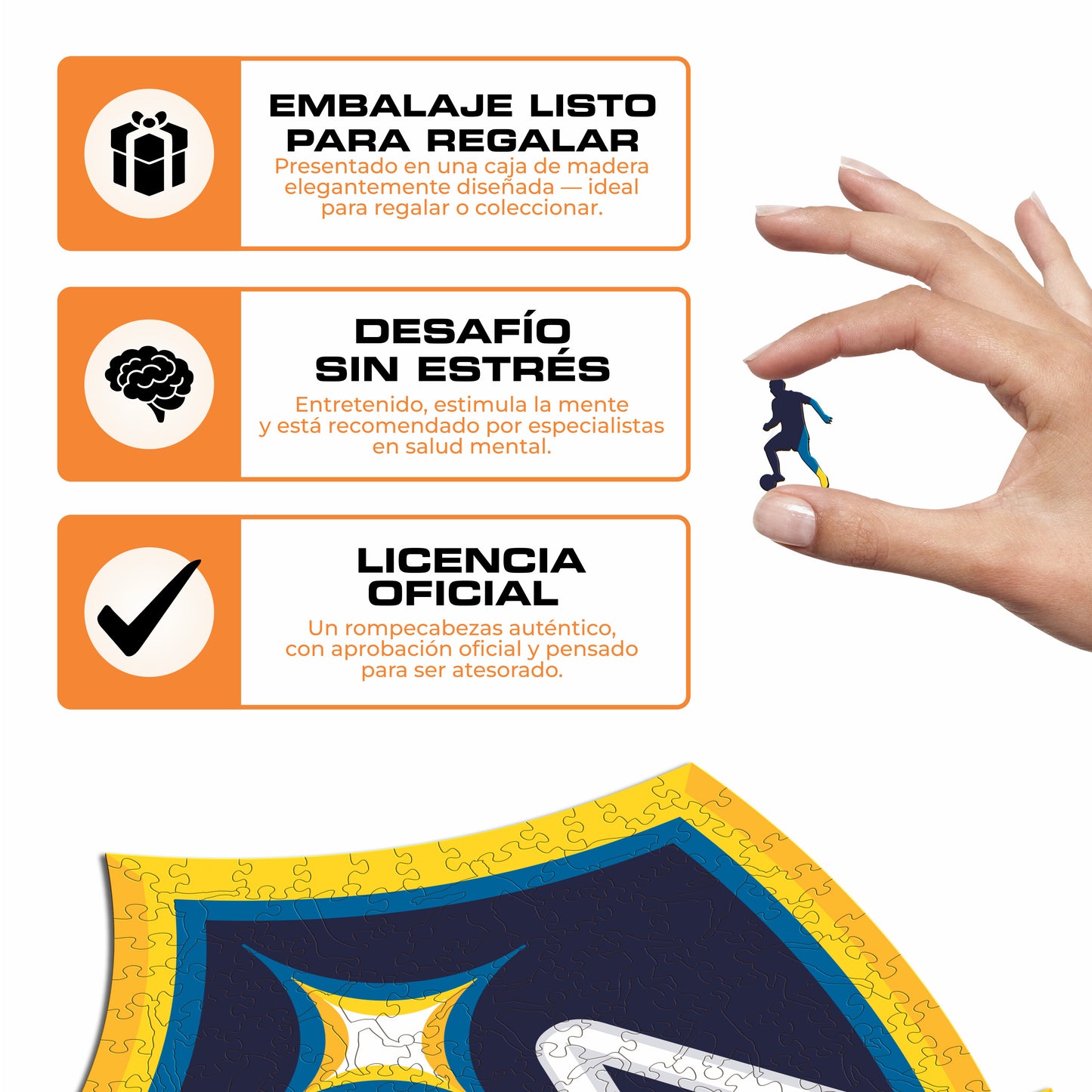 LA Galaxy® Escudo - Rompecabezas de Madera