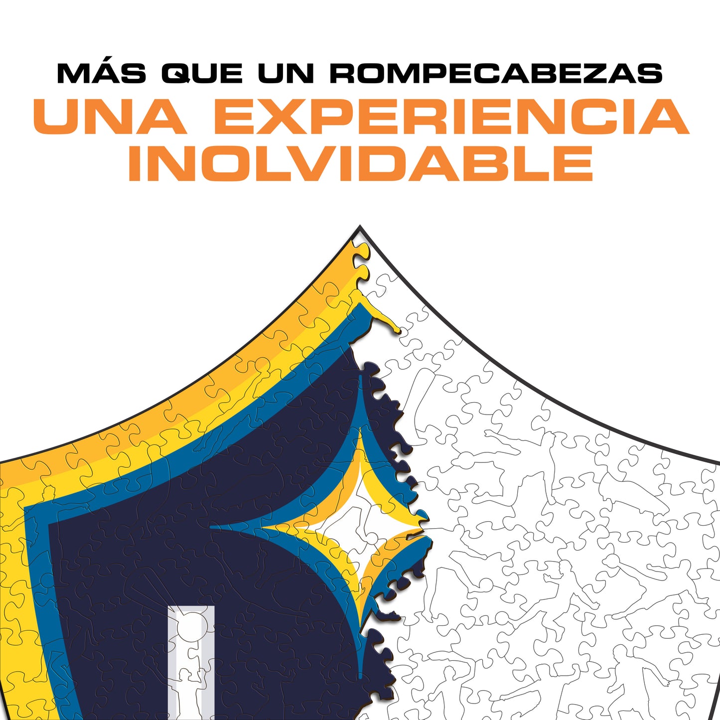 LA Galaxy® Escudo - Rompecabezas de Madera