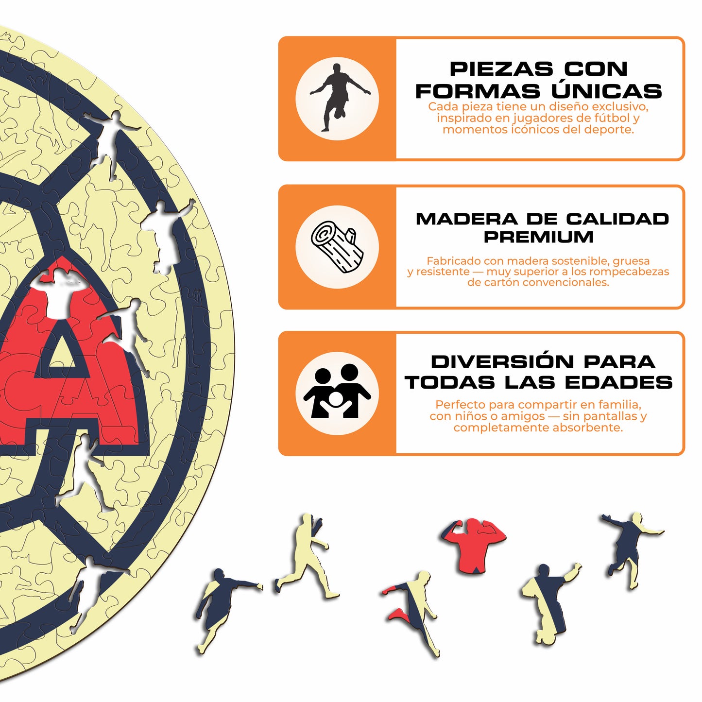 Club América® Escudo - Rompecabezas de Madera