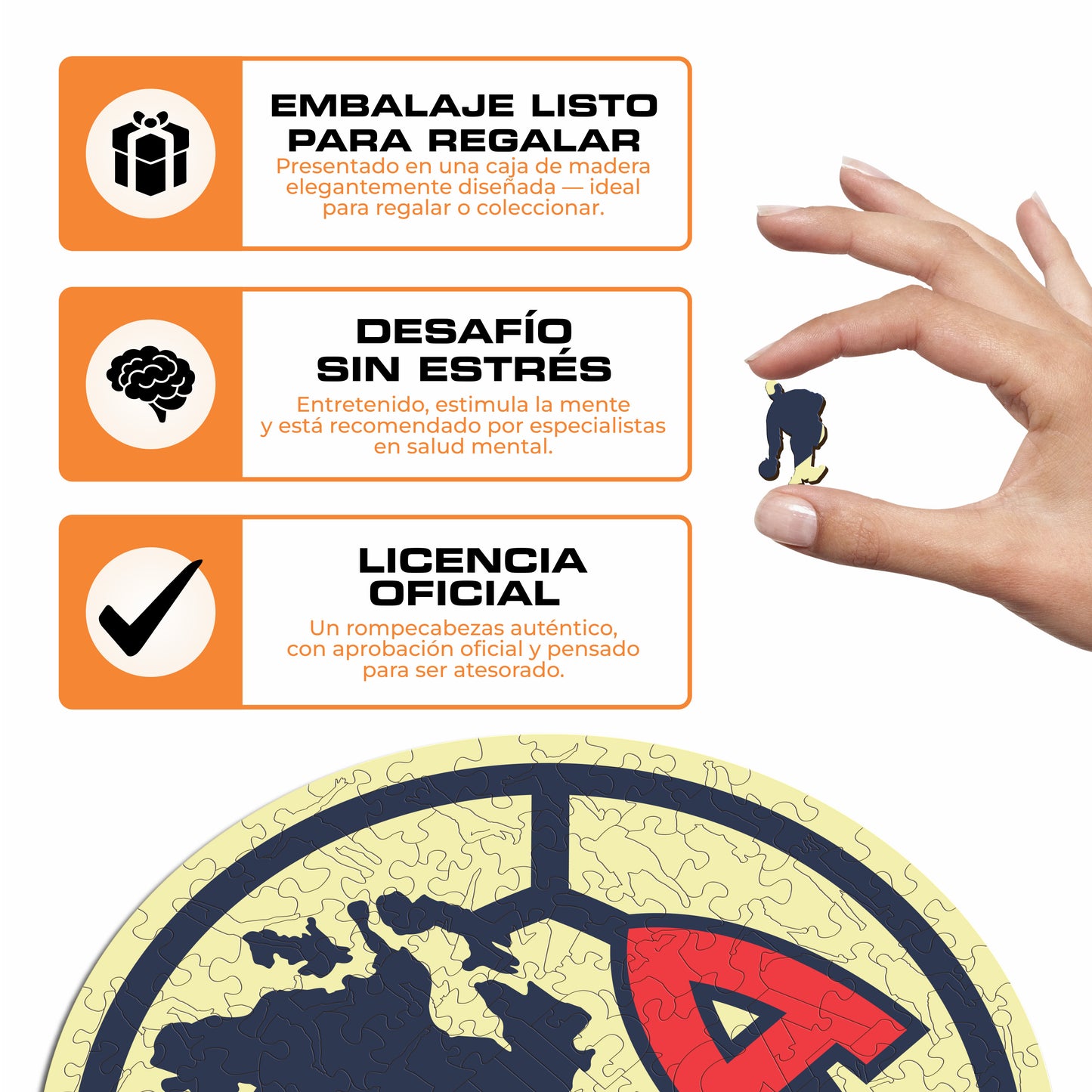 Club América® Escudo - Rompecabezas de Madera
