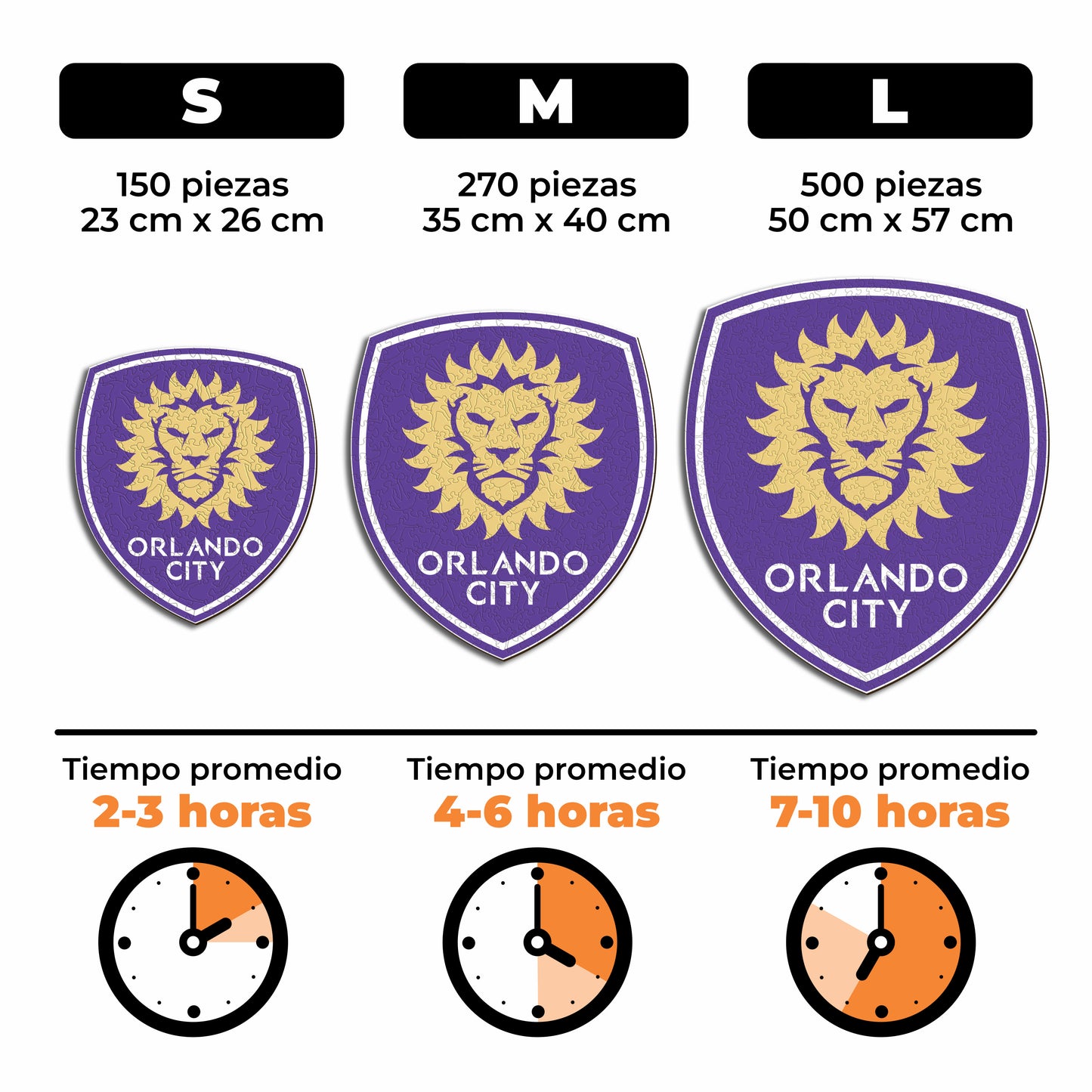 Orlando City SC® Escudo - Rompecabezas de Madera
