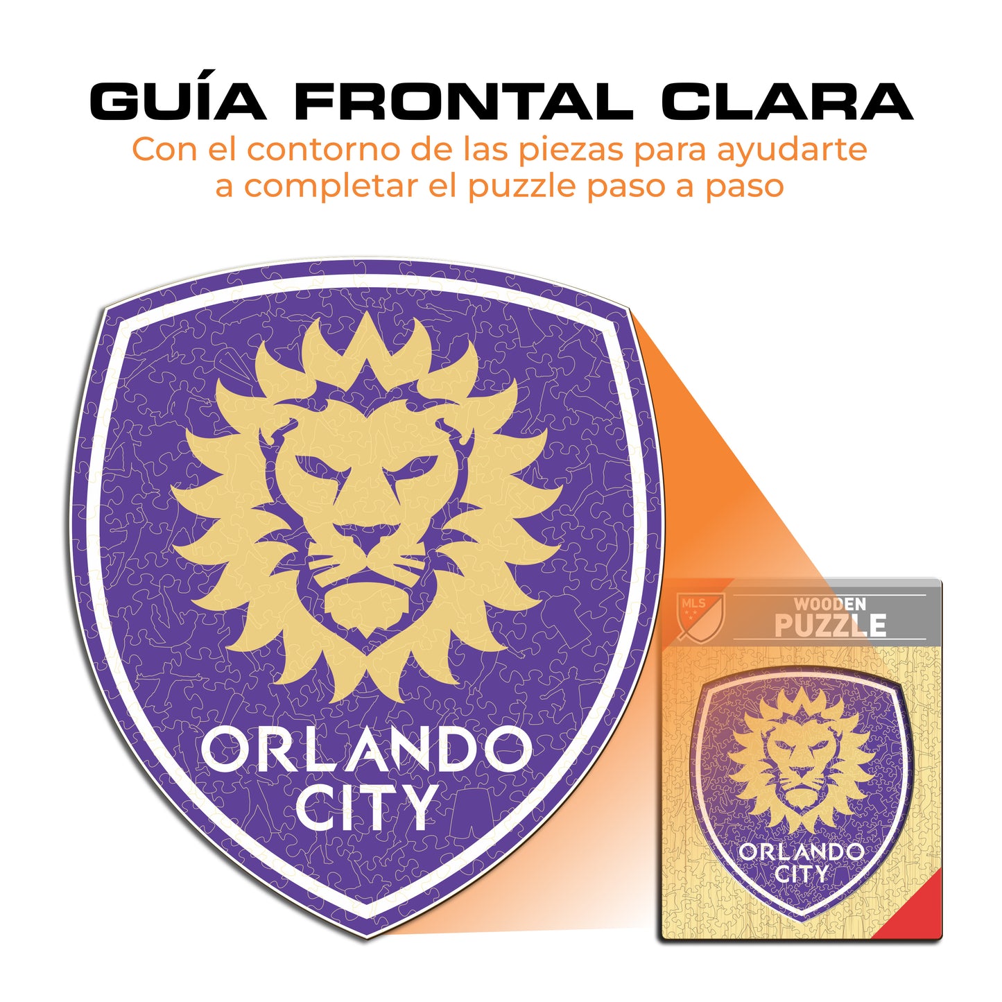 Orlando City SC® Escudo - Rompecabezas de Madera