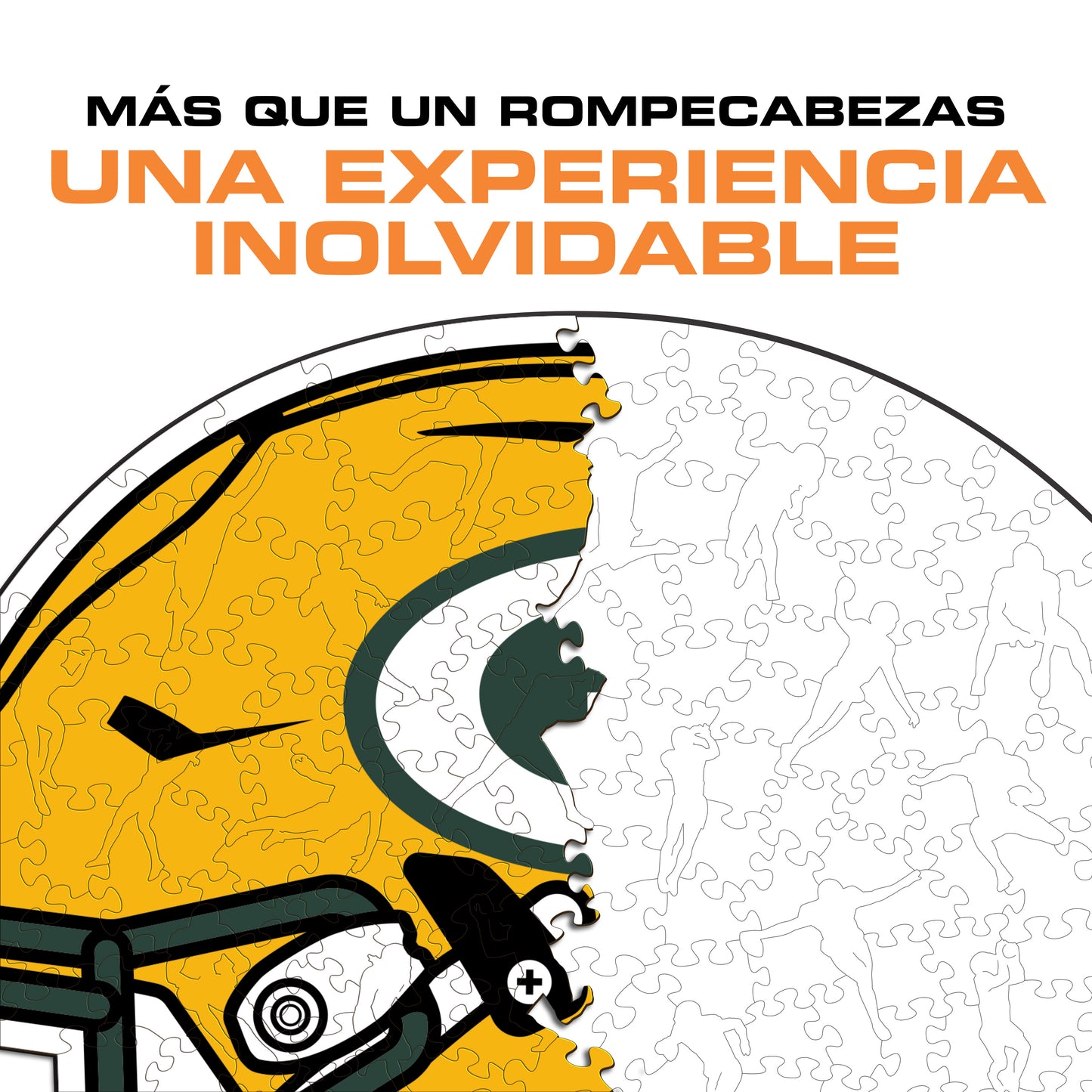 Green Bay Packers™ Casco - Rompecabezas de Madera