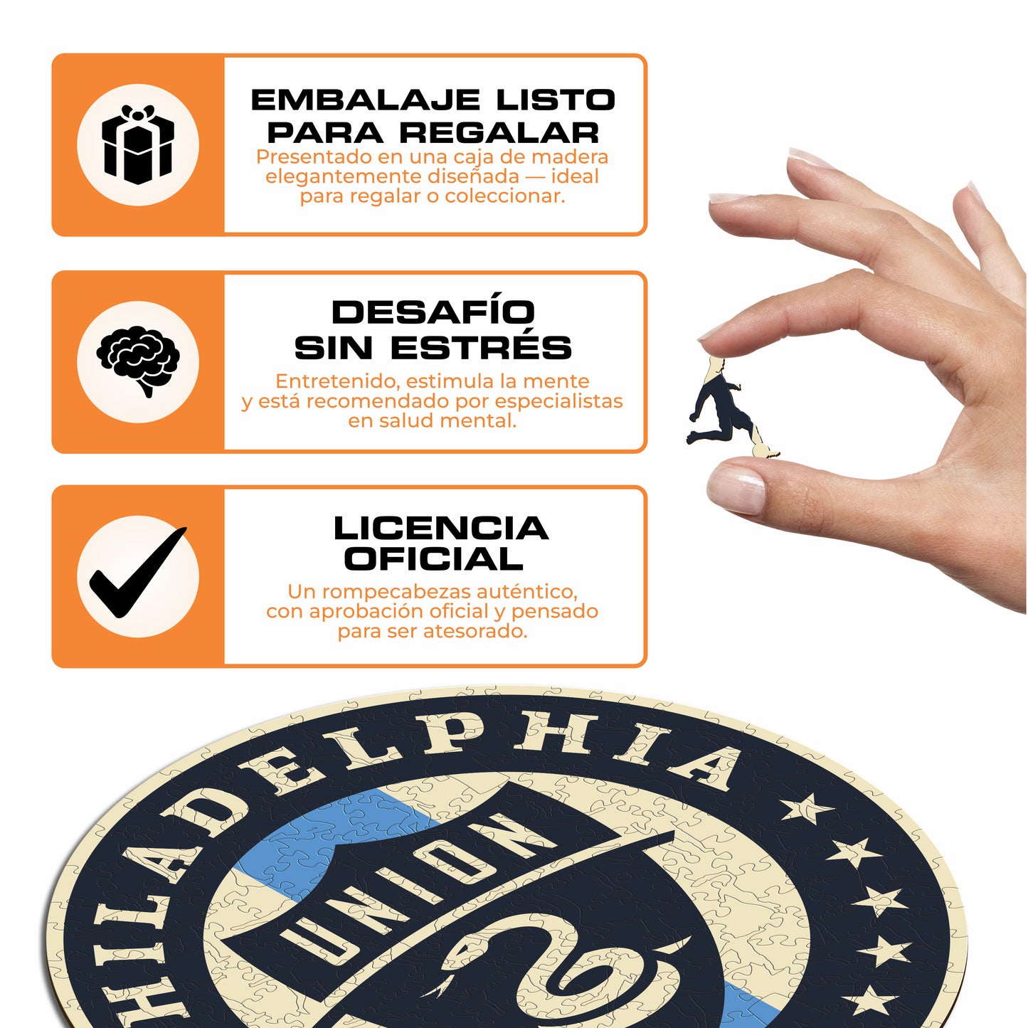 Philadelphia Union® Escudo - Rompecabezas de Madera