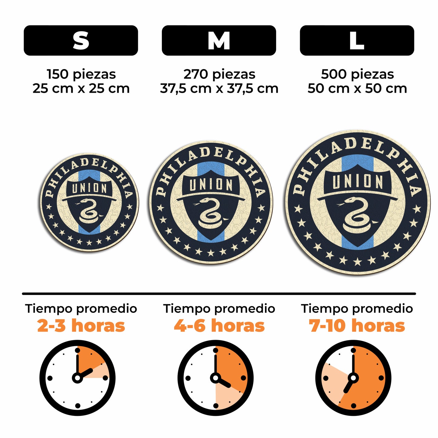 Philadelphia Union® Escudo - Rompecabezas de Madera