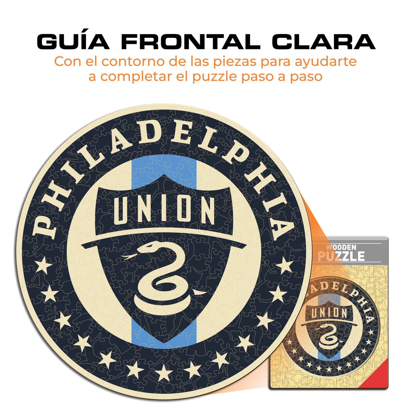 Philadelphia Union® Escudo - Rompecabezas de Madera
