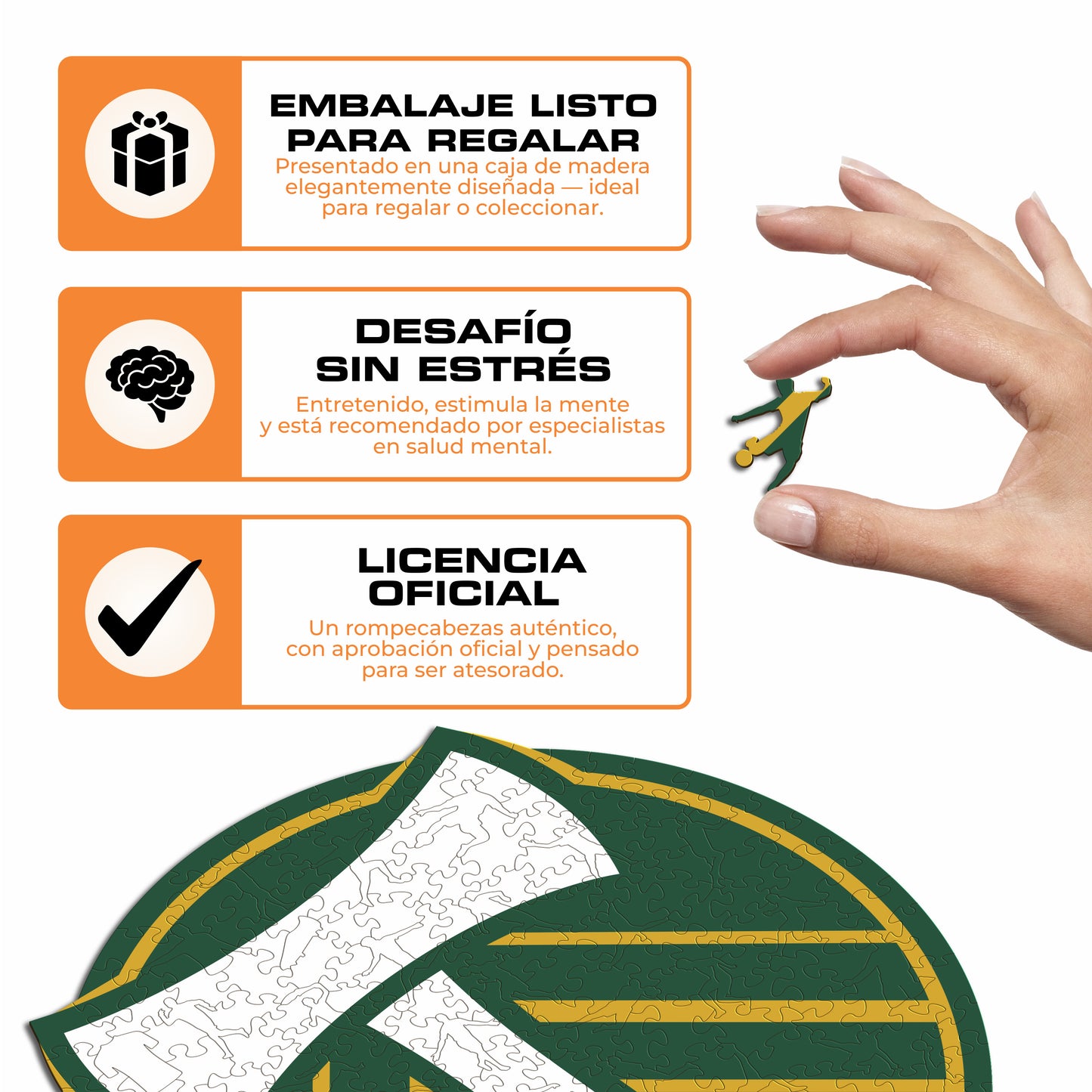 Portland Timbers® Escudo - Rompecabezas de Madera