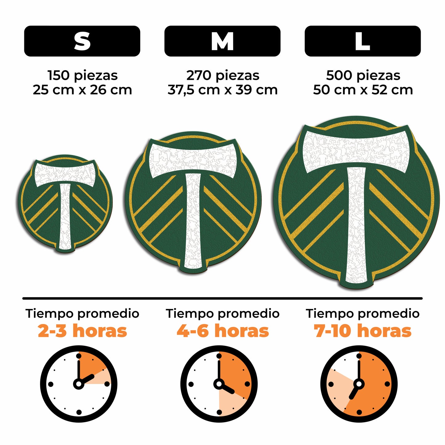 Portland Timbers® Escudo - Rompecabezas de Madera