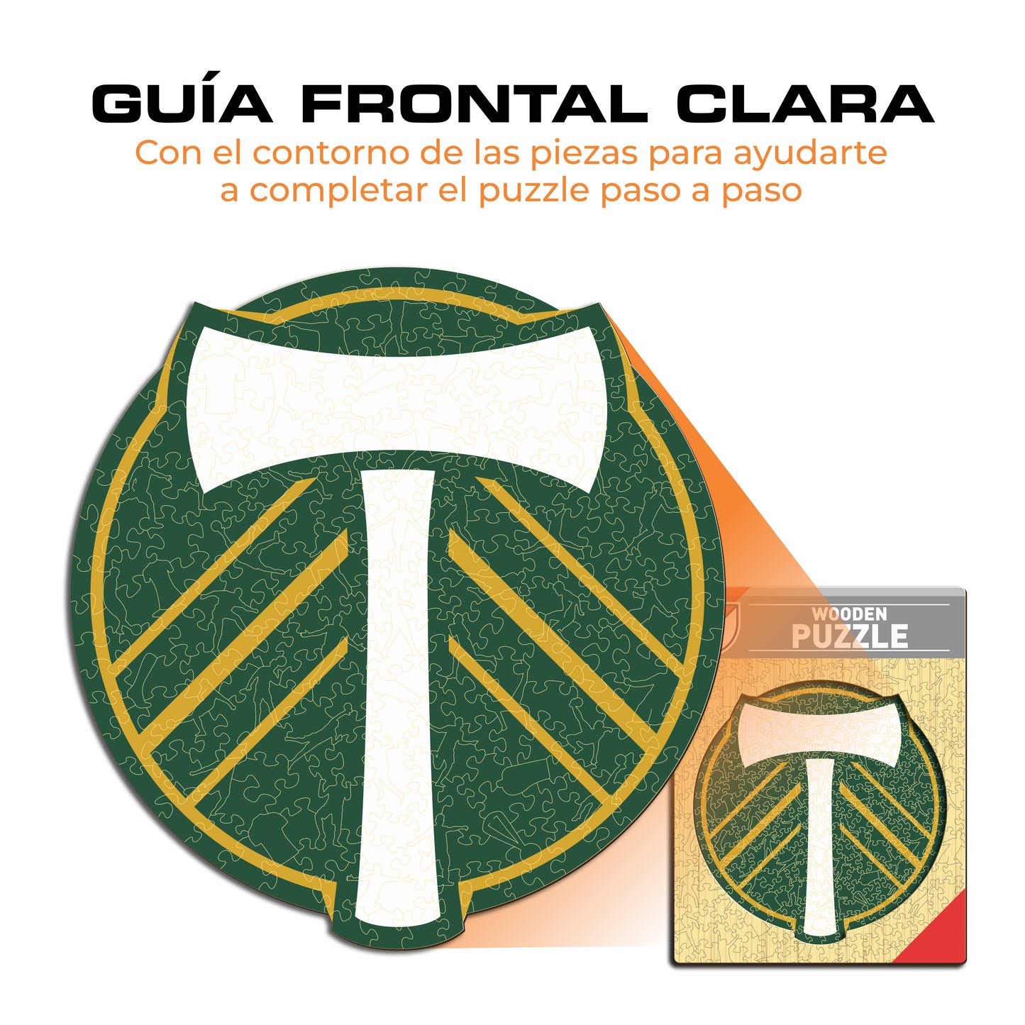 Portland Timbers® Escudo - Rompecabezas de Madera