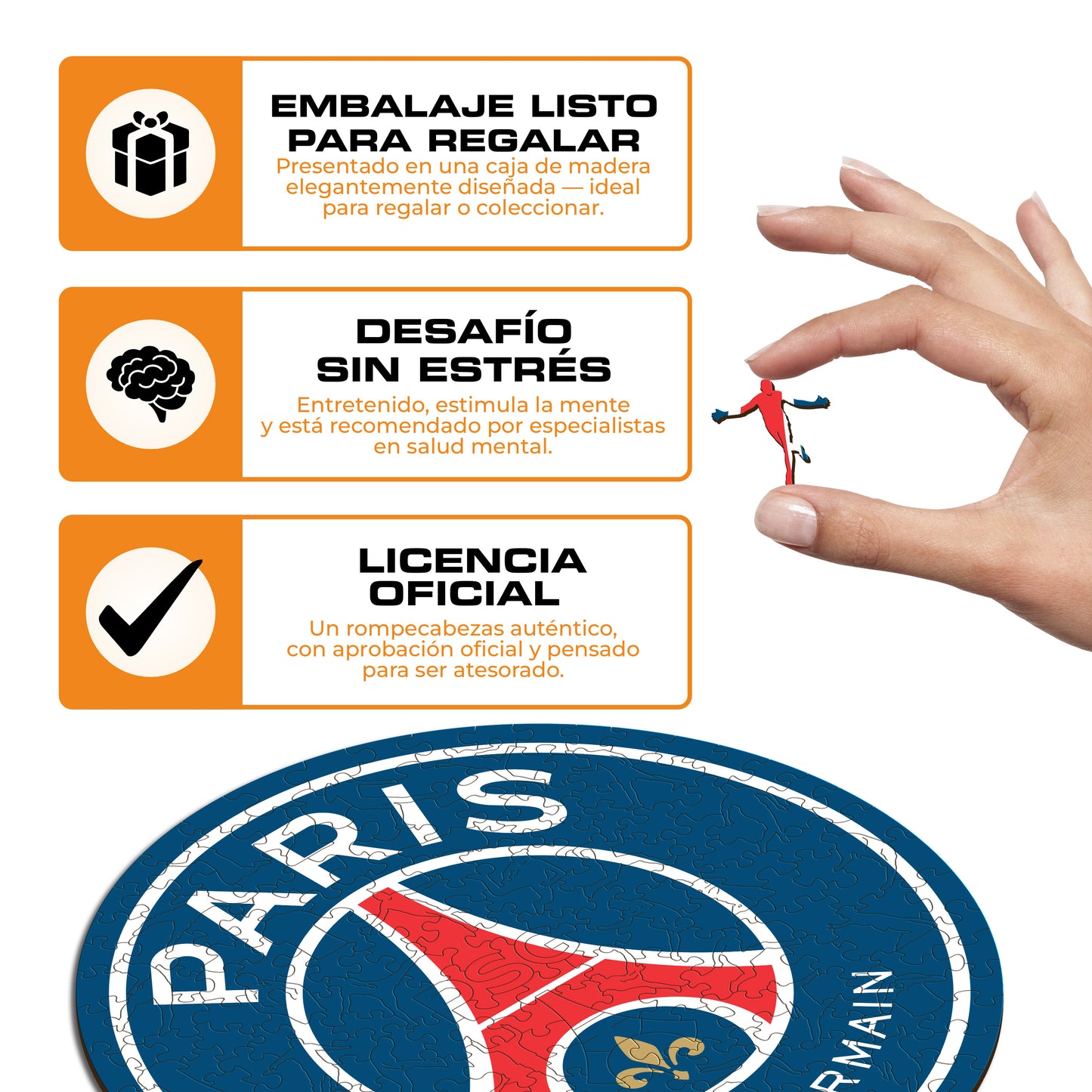PSG FC® Escudo - Rompecabezas de Madera