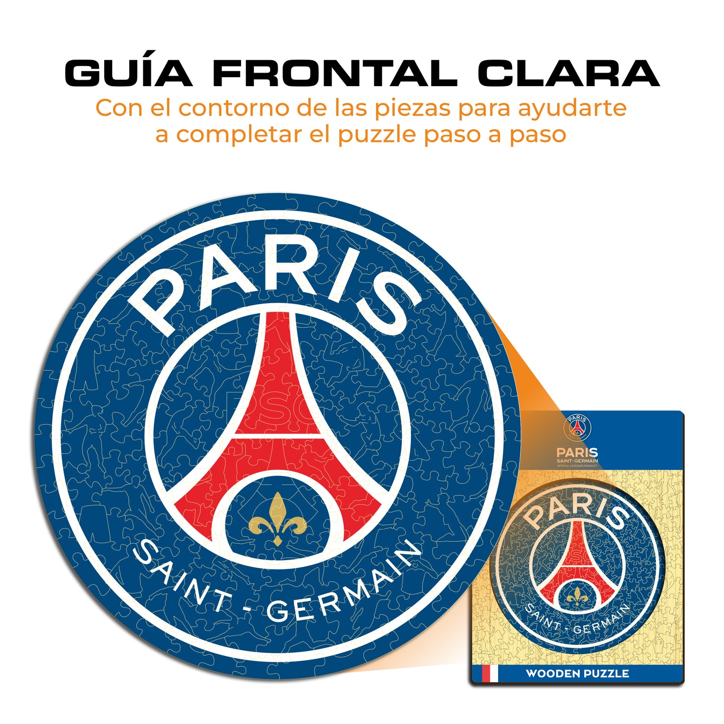 PSG FC® Escudo - Rompecabezas de Madera