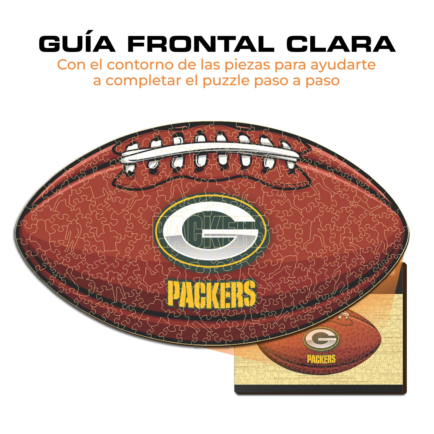 Green Bay Packers™ - Rompecabezas de Madera