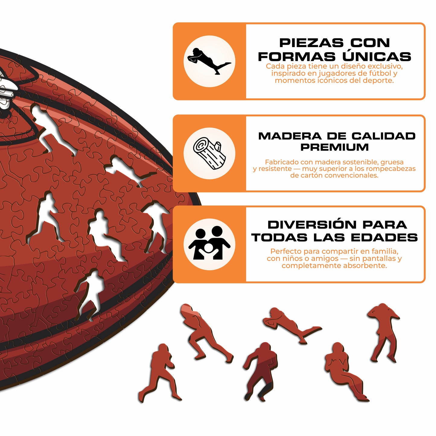 Green Bay Packers™ - Rompecabezas de Madera