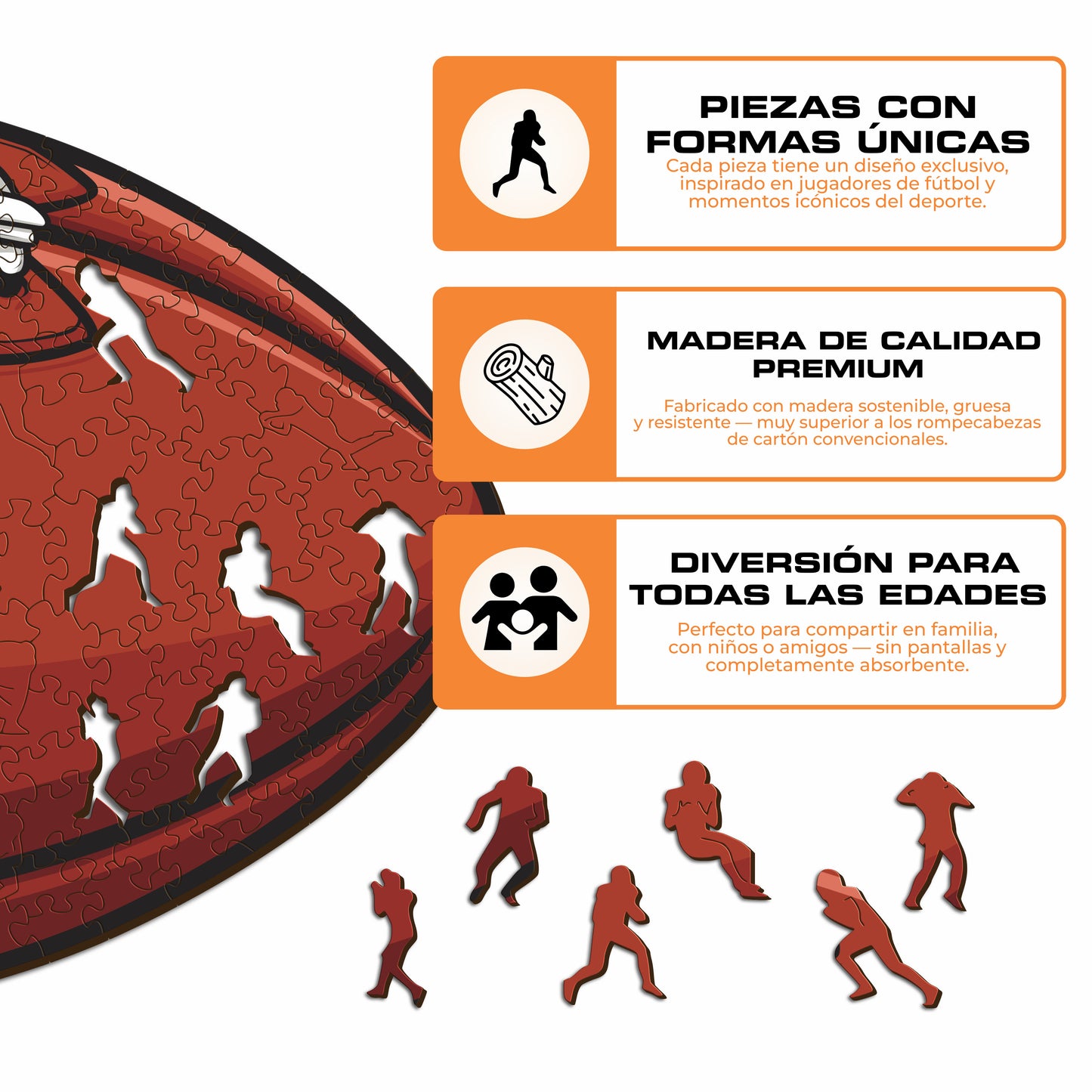 Carolina Panthers™ - Rompecabezas de Madera