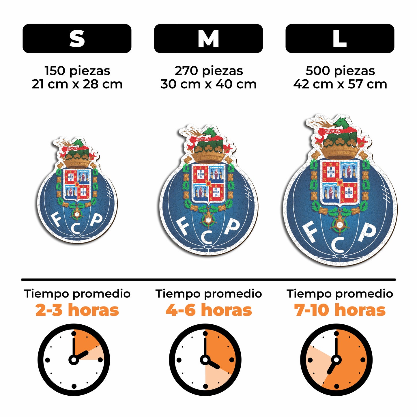 FC Porto® Escudo - Rompecabezas de Madera