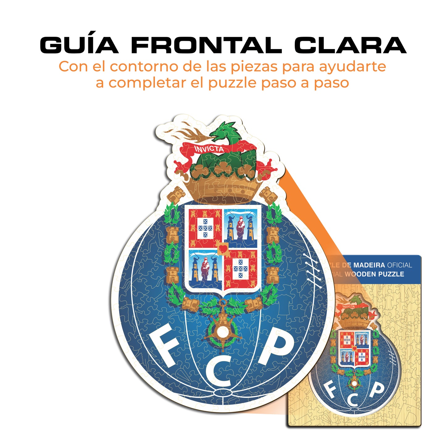 FC Porto® Escudo - Rompecabezas de Madera