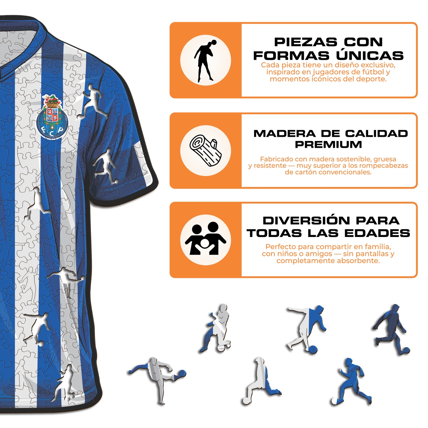 FC Porto® Jersey - Rompecabezas de Madera