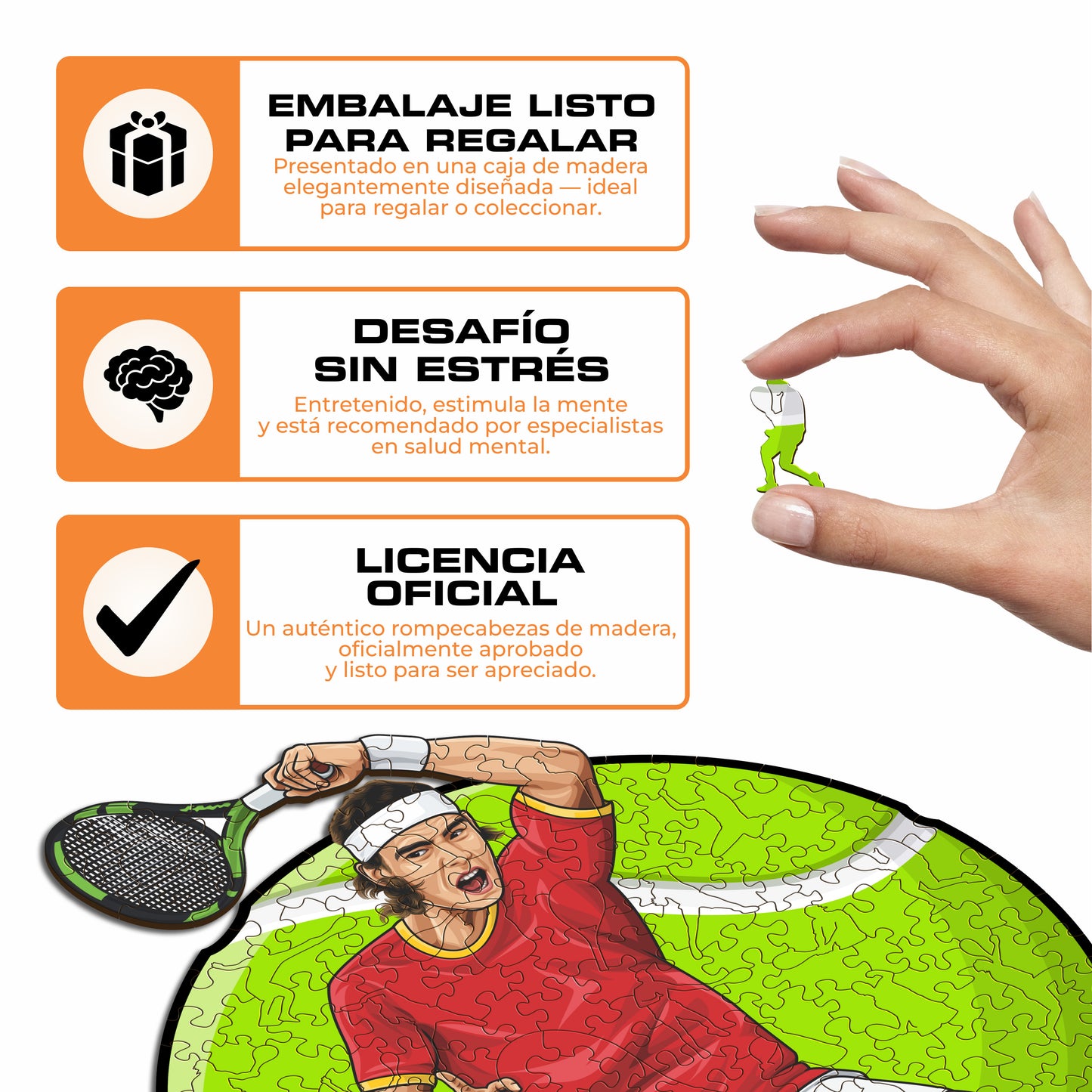 Rafael Nadal - Wooden Puzzle
